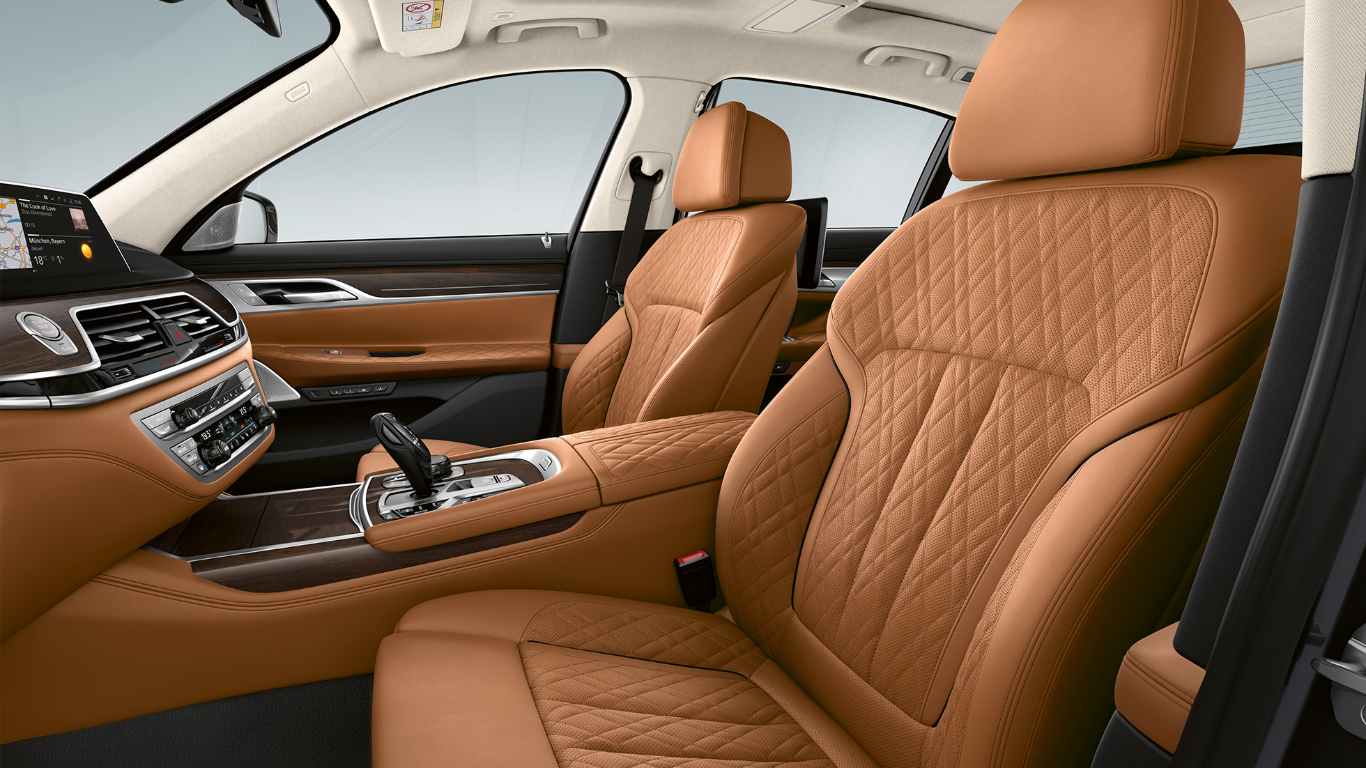 Egy Exterior Design Pure Excellence felszereltségű BMW 7-es Limousine, bőrkárpit Egy Exterior Design Pure Excellence felszereltségű BMW 7-es Limousine, Nappa bőrkárpit