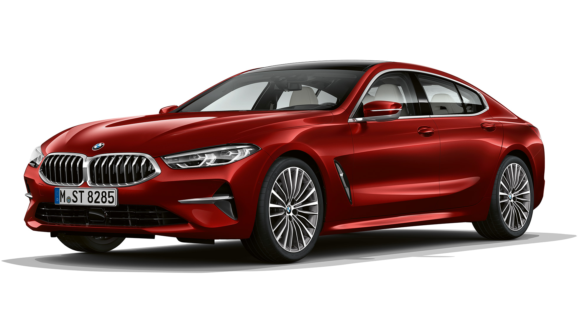 Alapmodell, háromnegyedes elölnézet BMW 8-as Gran Coupé, alapmodell, háromnegyedes elölnézet