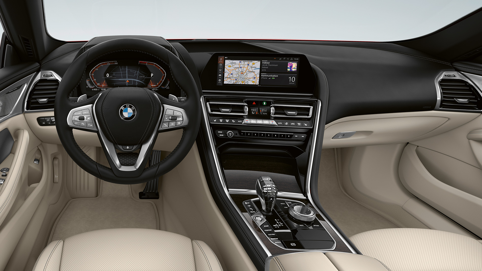Alapmodell, műszerfal BMW 8-as Gran Coupé, alapmodell, műszerfal
