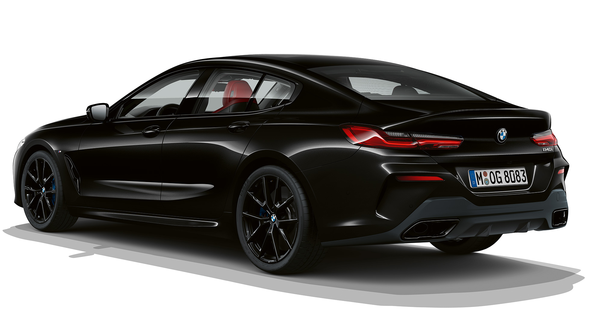 M Sport csomag, háromnegyedes hátulnézet BMW 8-as Gran Coupé, M Sport csomag, háromnegyedes hátulnézet