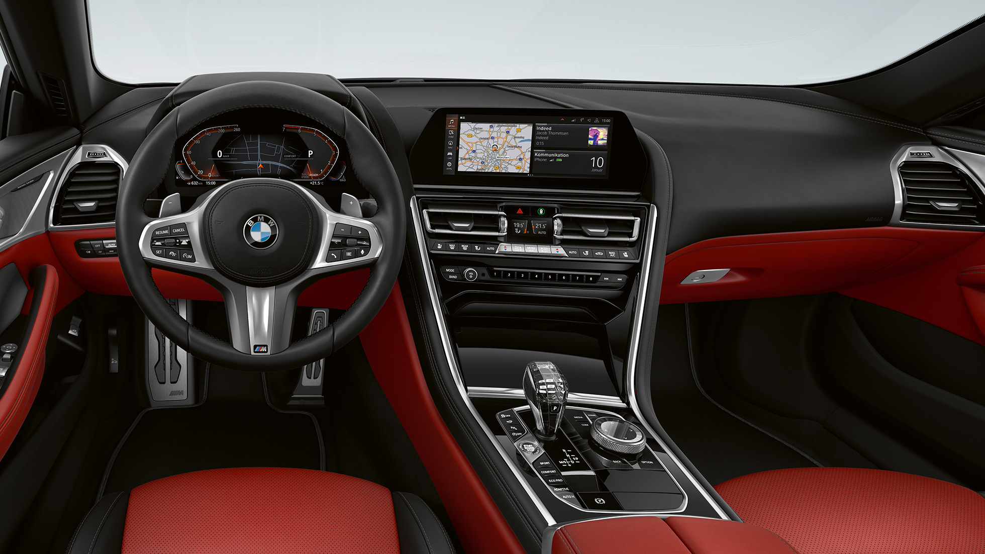 M Sport csomag, műszerfal BMW 8-as Gran Coupé, M Sport csomag, műszerfal