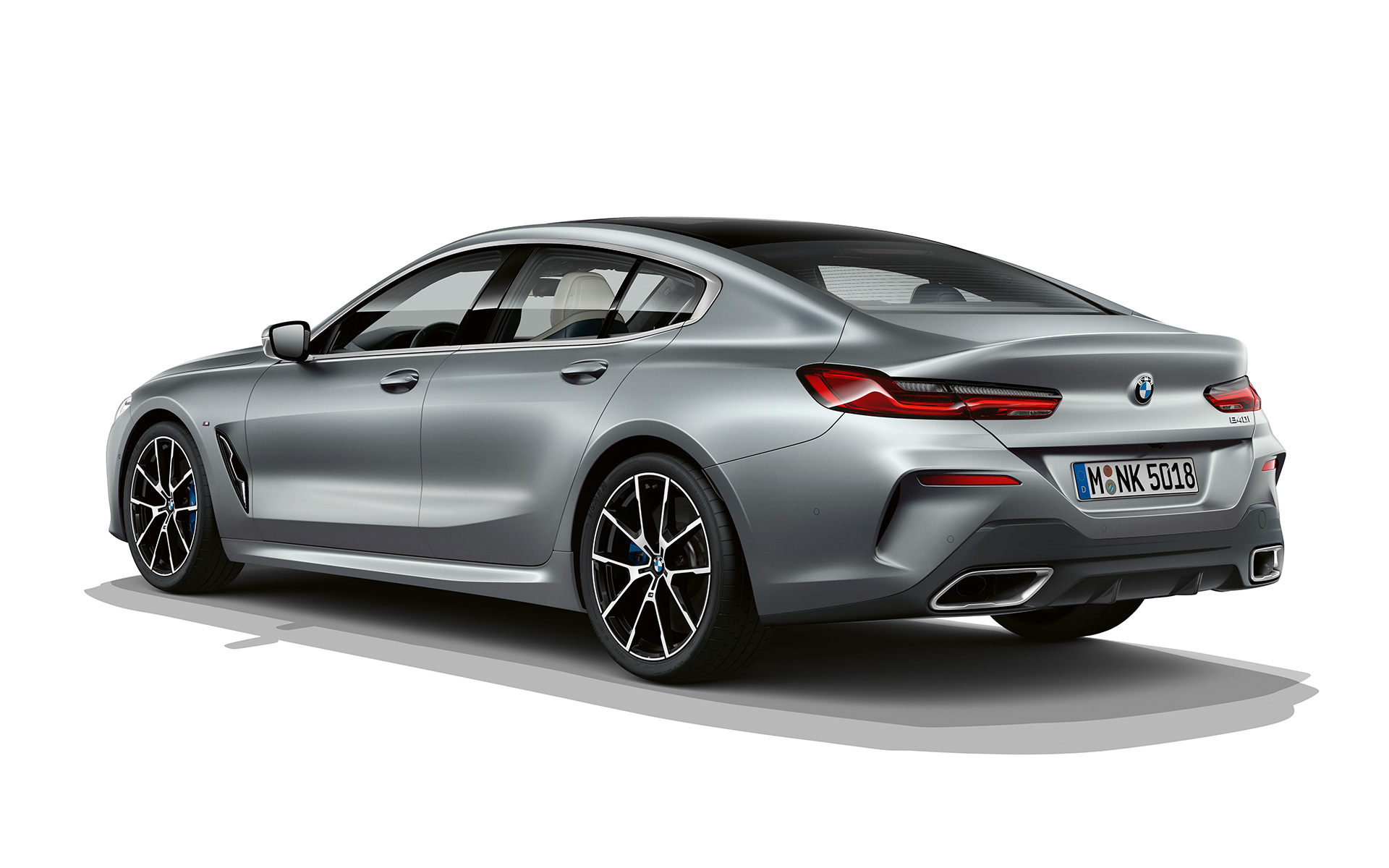 Frozen Temptation, háromnegyedes hátulnézet BMW 8-as Gran Coupé, Frozen Temptation, háromnegyedes hátulnézet