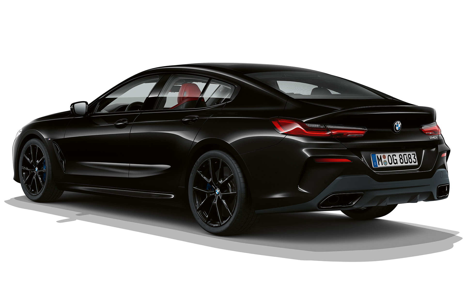 Dark Seduction, háromnegyedes hátulnézet BMW 8-as Gran Coupé, Dark Seduction, háromnegyedes hátulnézet
