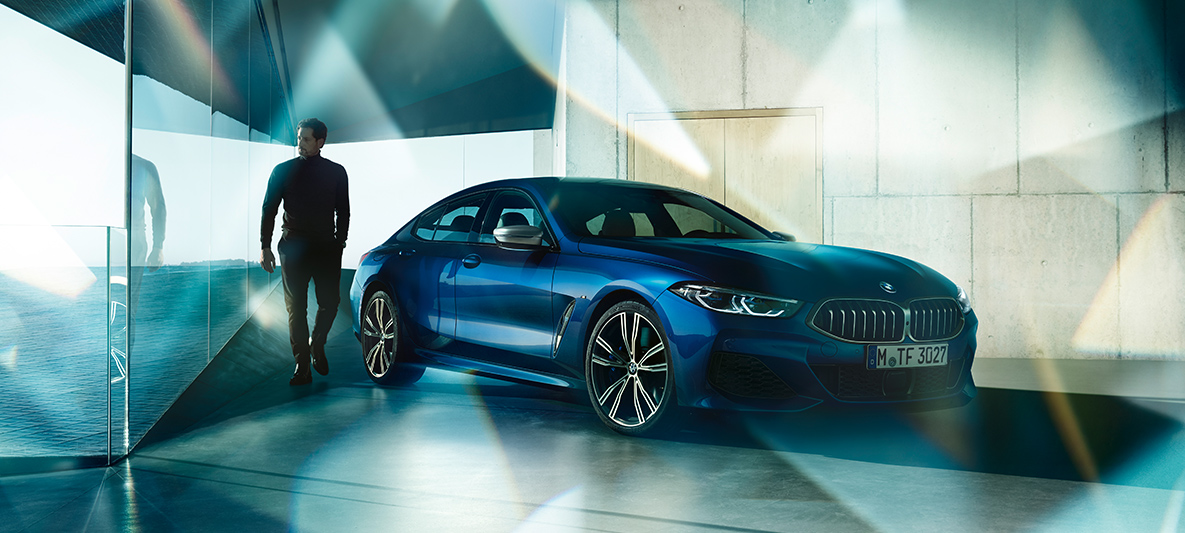 BMW Individual, háromnegyedes elölnézet BMW 8-as Gran Coupé, BMW Individual, háromnegyedes elölnézet