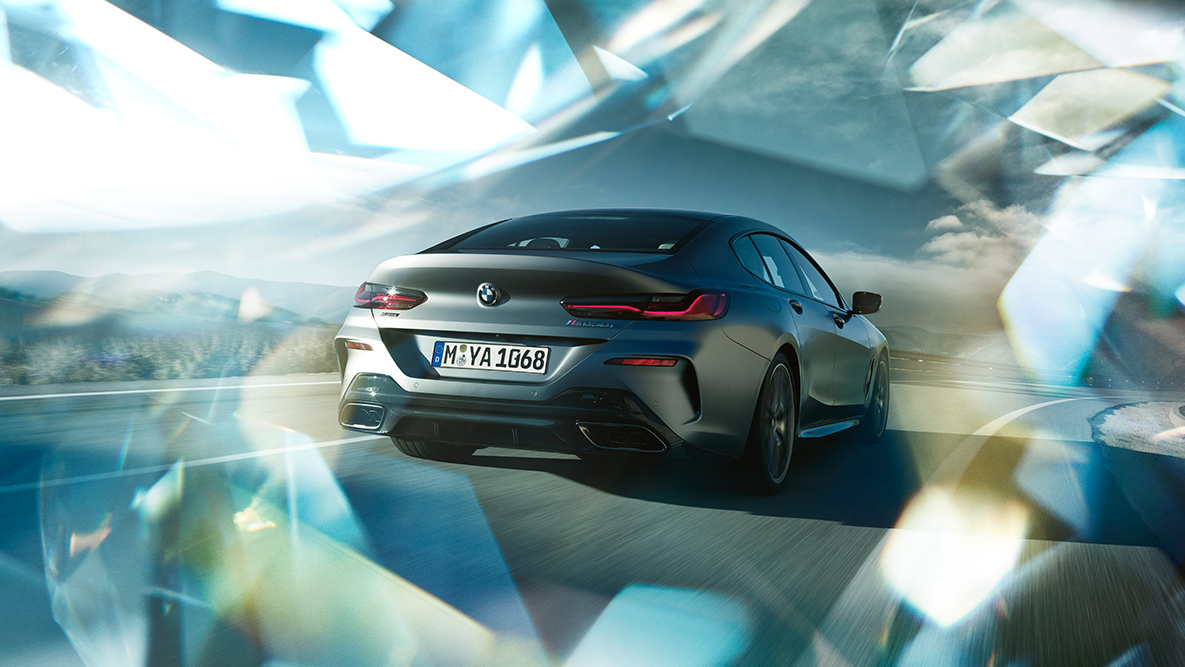 Dinamizmus, xDrive BMW 8-as Gran Coupé, dinamizmus, xDrive