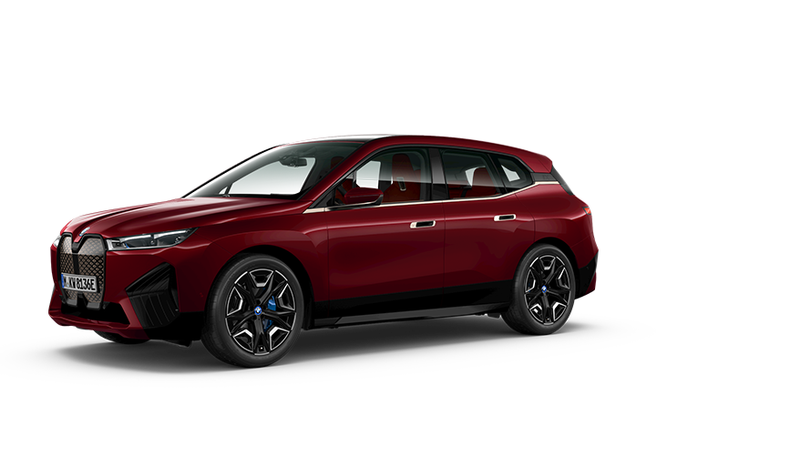 BMW i modellek, BMW iX, I20, rézsútos oldalnézet BMW i modellek, BMW iX, I20, rézsútos oldalnézet