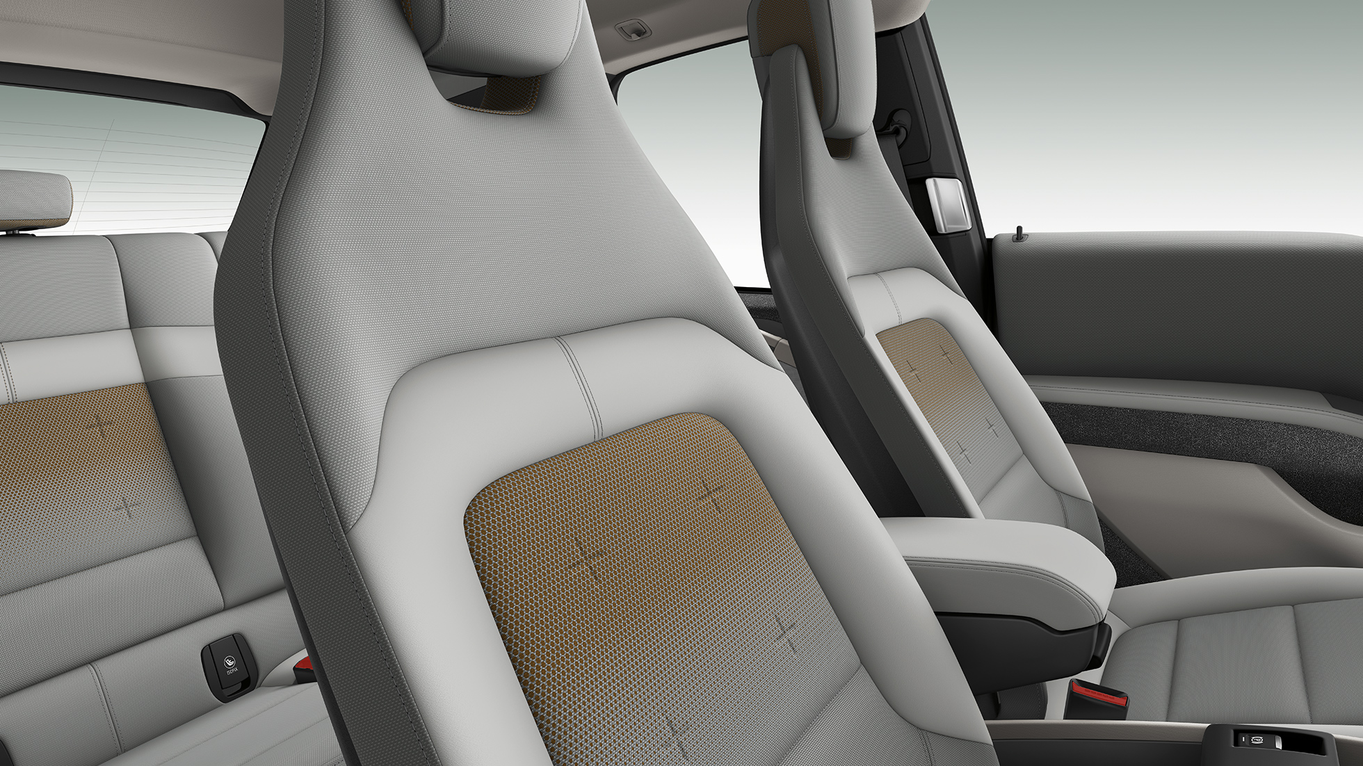 BMW i3, 2018, belső tér, ülések BMW i3, i01, 2018, belső tér, ülések