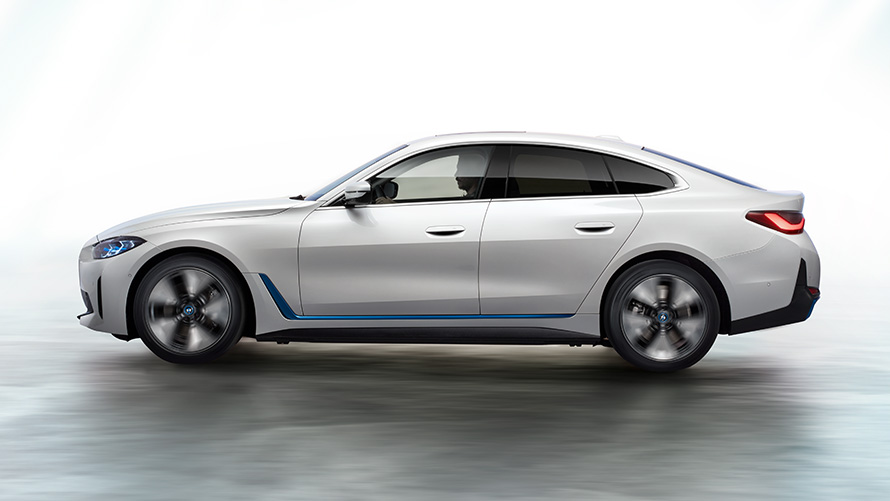 BMW i4, 2021, G26, 3. fotó BMW i4, 2021, G26, tisztán elektromos Gran Coupé, 3. Stage fotó