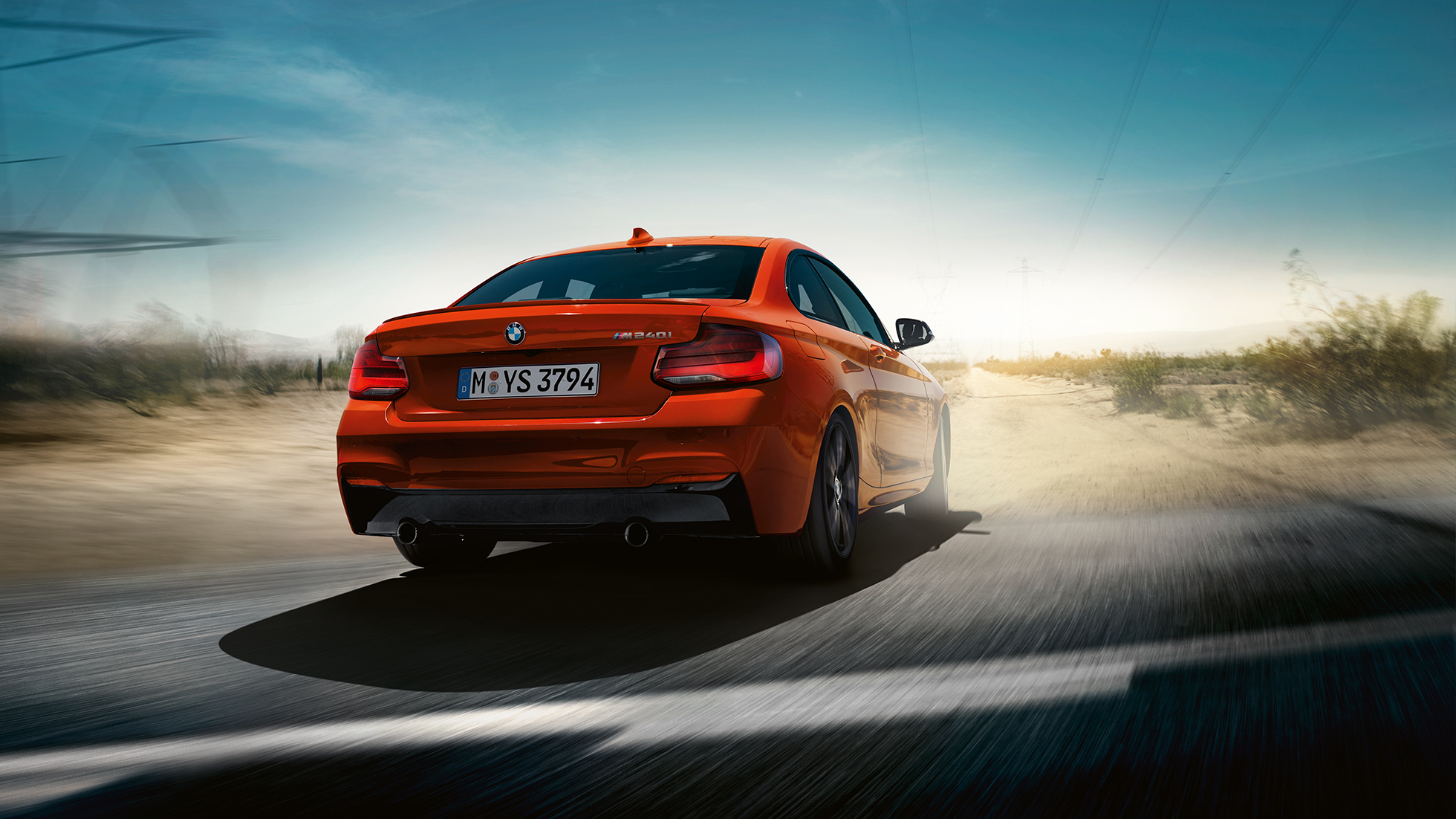 Futómű, BMW M240i Coupé Futómű, BMW M240i Coupé, F22, 2017, Sunset narancs metál