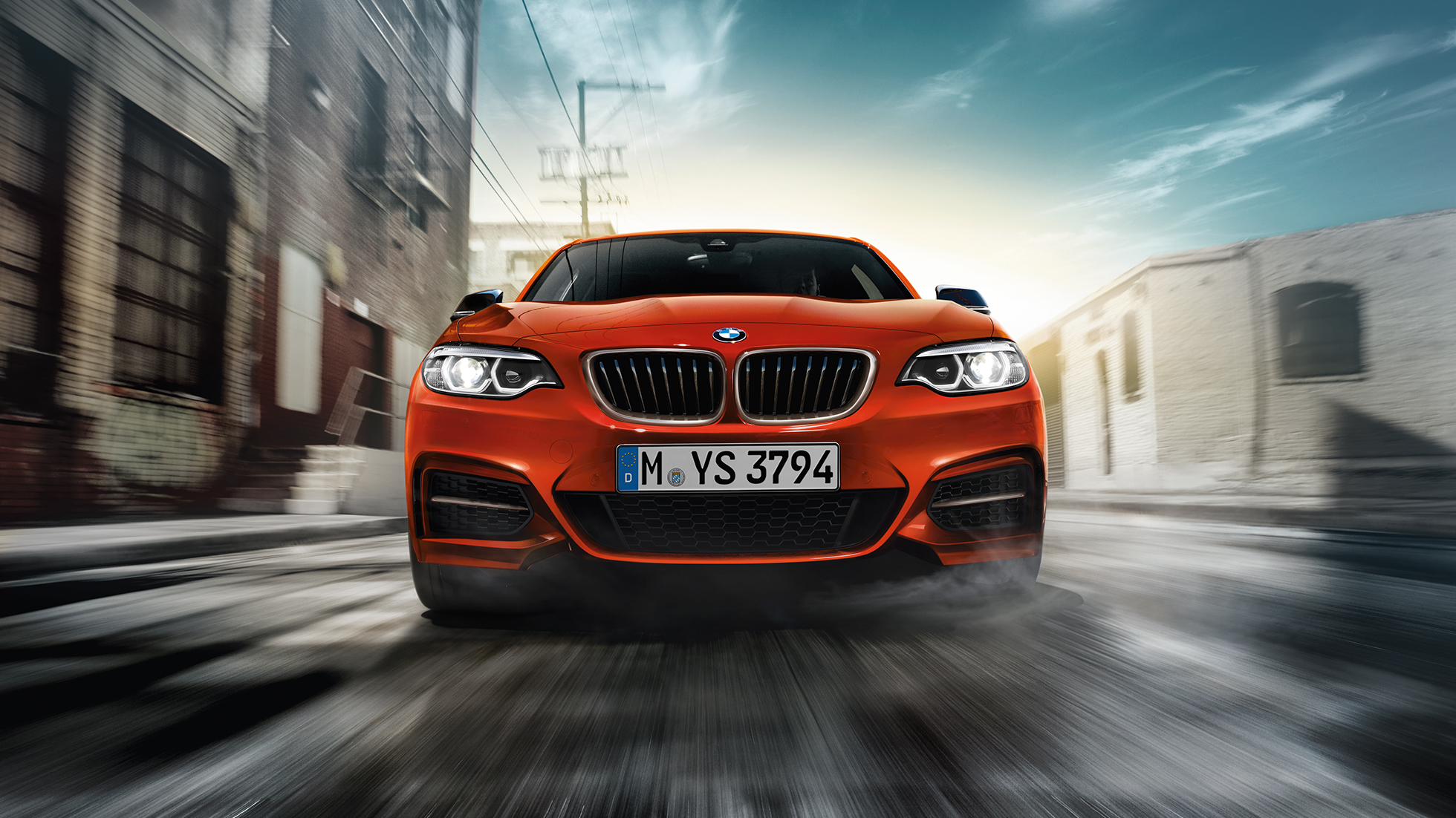 Orr-dizájn, BMW M240i Coupé Orr-dizájn, BMW M240i Coupé, F22, 2017, Sunset narancs metál, elölnézet