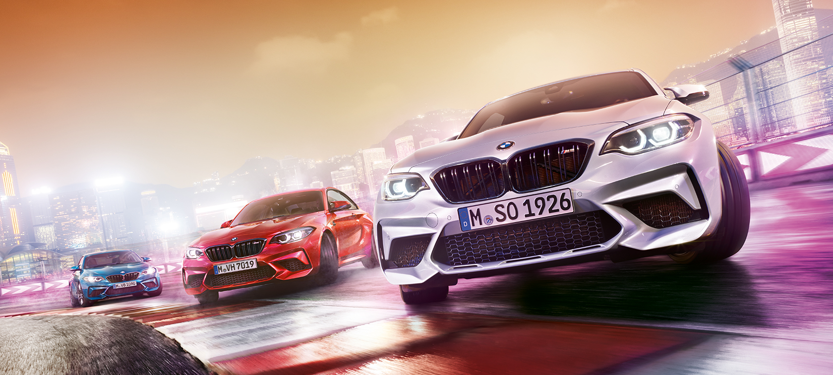 Dizájn, BMW M2 Competition Dizájn, BMW M2 Competition, F87, 2018, Hockenheim ezüst metál, rézsútos elölnézet