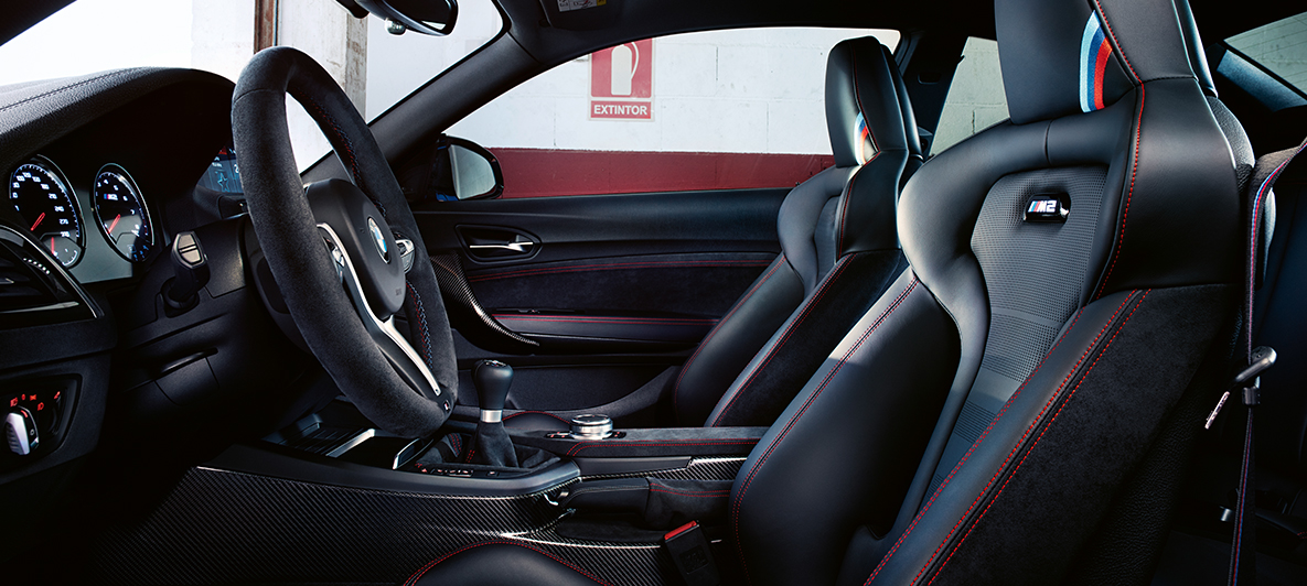 Belső tér, BMW M2 CS Belső tér, BMW M2 CS, F87, Misano kék metál, részlet