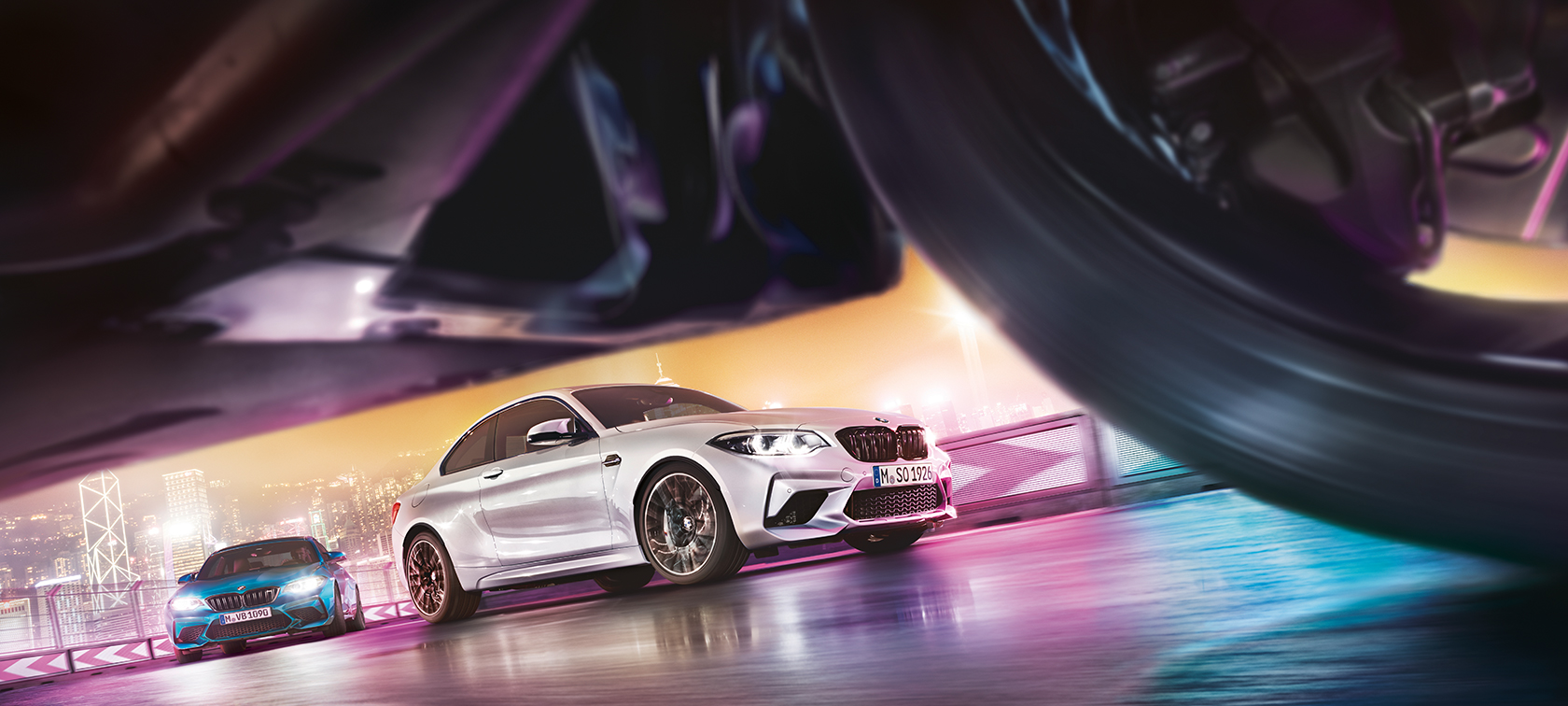 Műszaki adatok, BMW M2 Competition Műszaki adatok, BMW M2 Competition, F87, 2018, Hockenheim ezüst metál, 2020, BMW Individual, oldalnézet