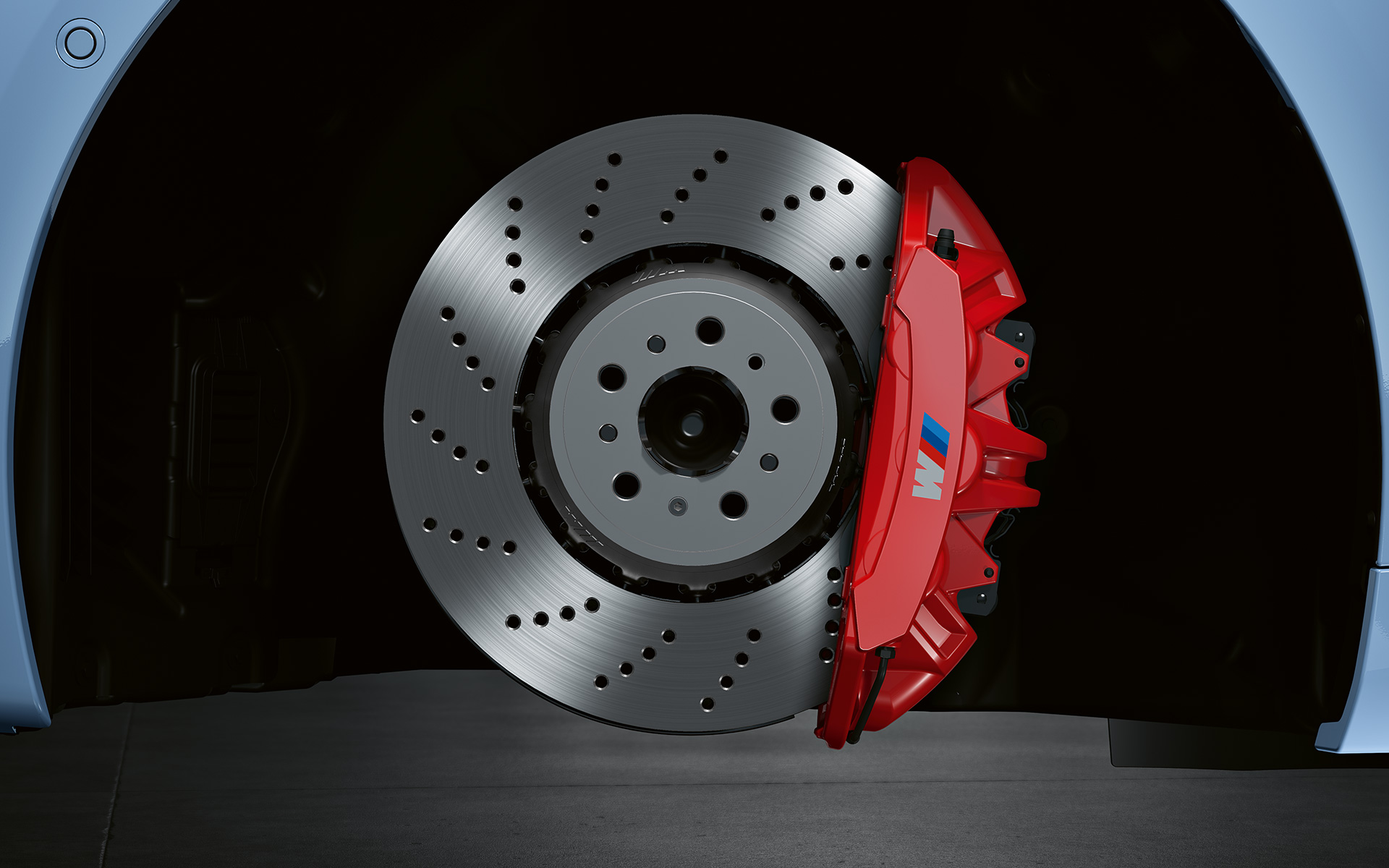 BMW M2, G87, M Kompozit fékek, magasfényű vörös M Kompozit fékek, magasfényű vörös, BMW M2, G87