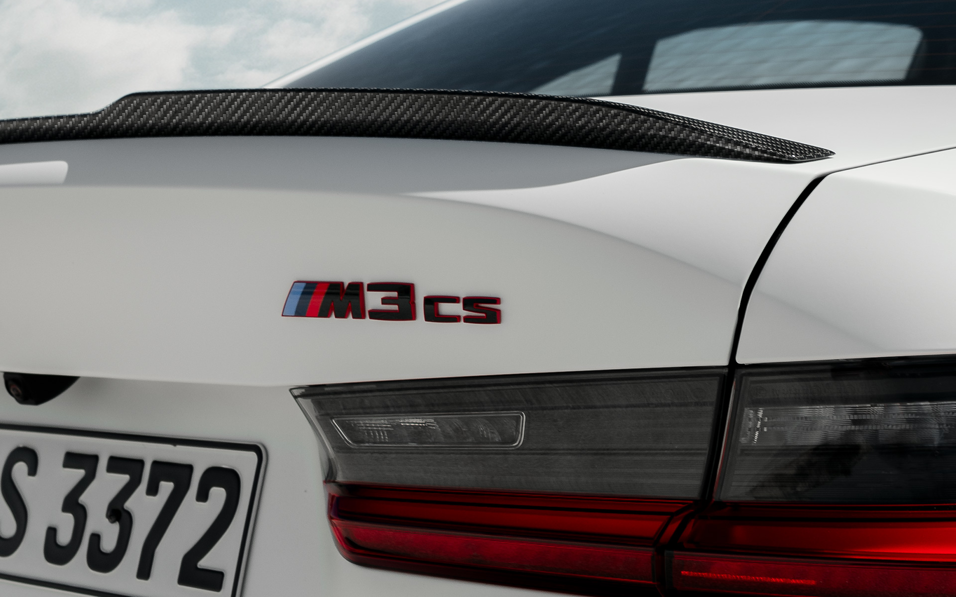 CS-specifikus emblémák, BMW M3 CS, G80 BMW M3 CS, G80, CS-specifikus emblémák