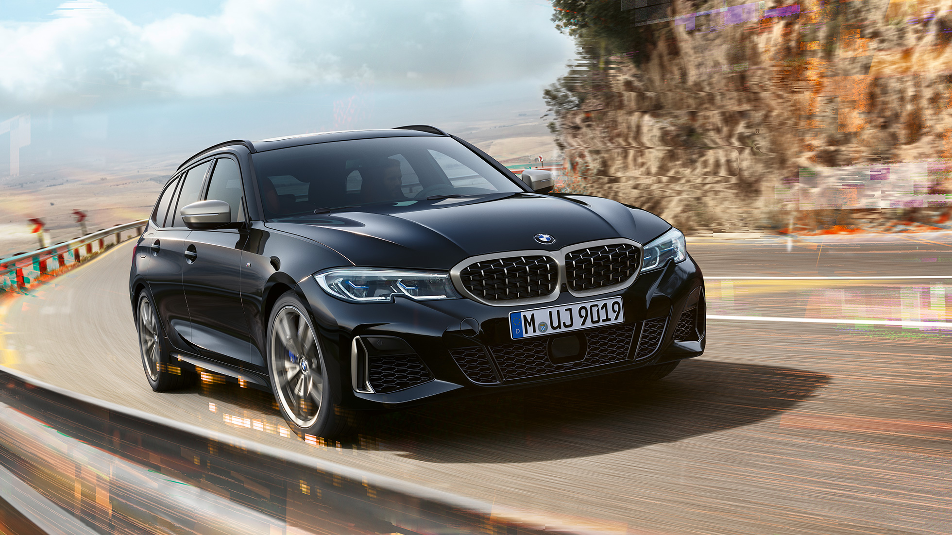 Orrdizájn, vesék és légbeömlők BMW M340i xDrive Touring, orrdizájn, vesék és légbeömlők