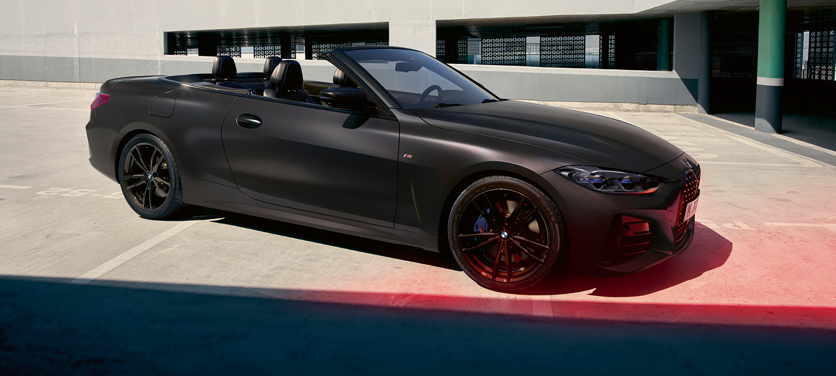 Rézsútos oldalnézet, BMW M440i xDrive Cabrio, G23, 2020 BMW M440i xDrive Cabrio, G23, 2020, BMW Individual Frozen sötétszürke metál, rézsútos oldalnézet