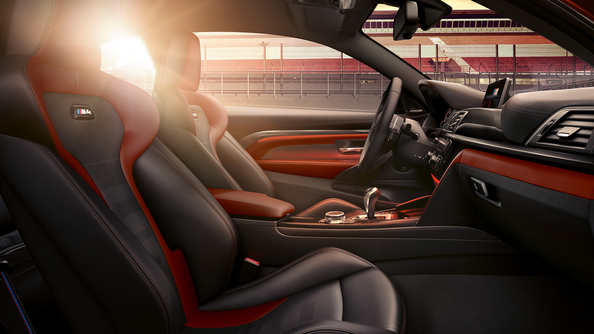 BMW M4 Coupé, belső tér BMW M4 Coupé, belső tér, műszerfal