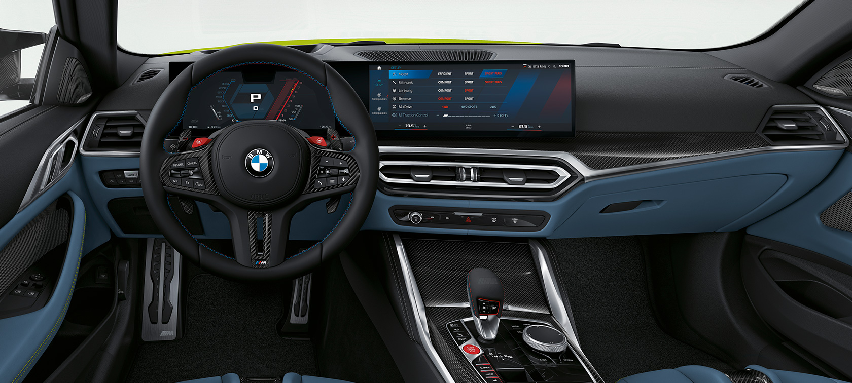 BMW M4 Coupé, G82, 2020, műszerfal BMW M4 Coupé, G82, 2020, műszerfal, belső tér