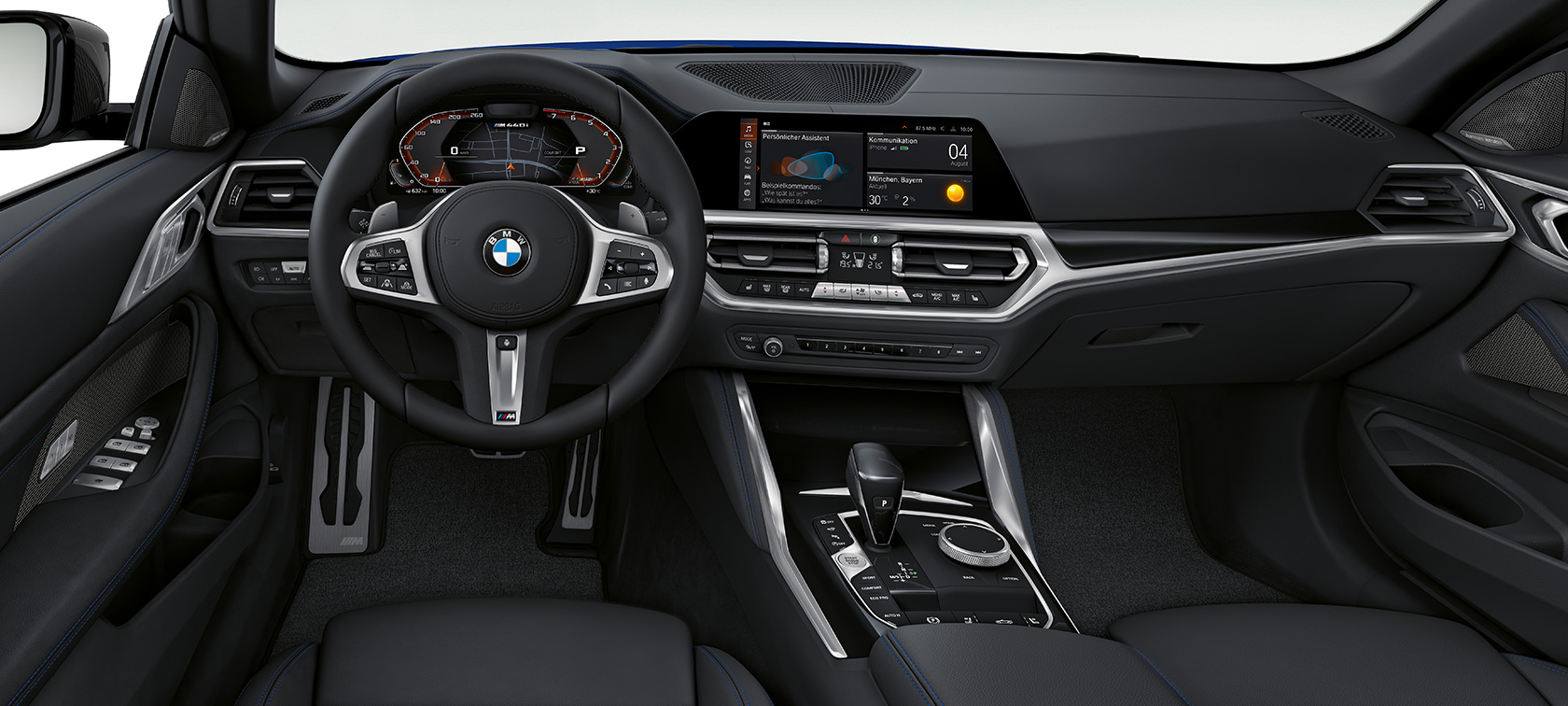 Műszerfal, BMW M440i xDrive Cabrio, G23, 2020 Műszerfal, BMW M440i xDrive Cabrio, G23, 2020