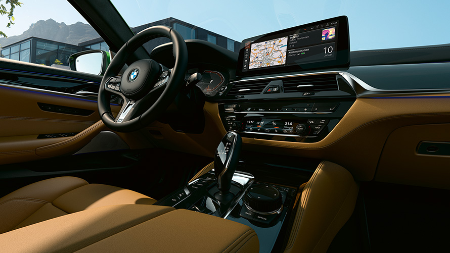 BMW M550i xDrive Limousine, G30 LCI, Facelift 2020, belső tér