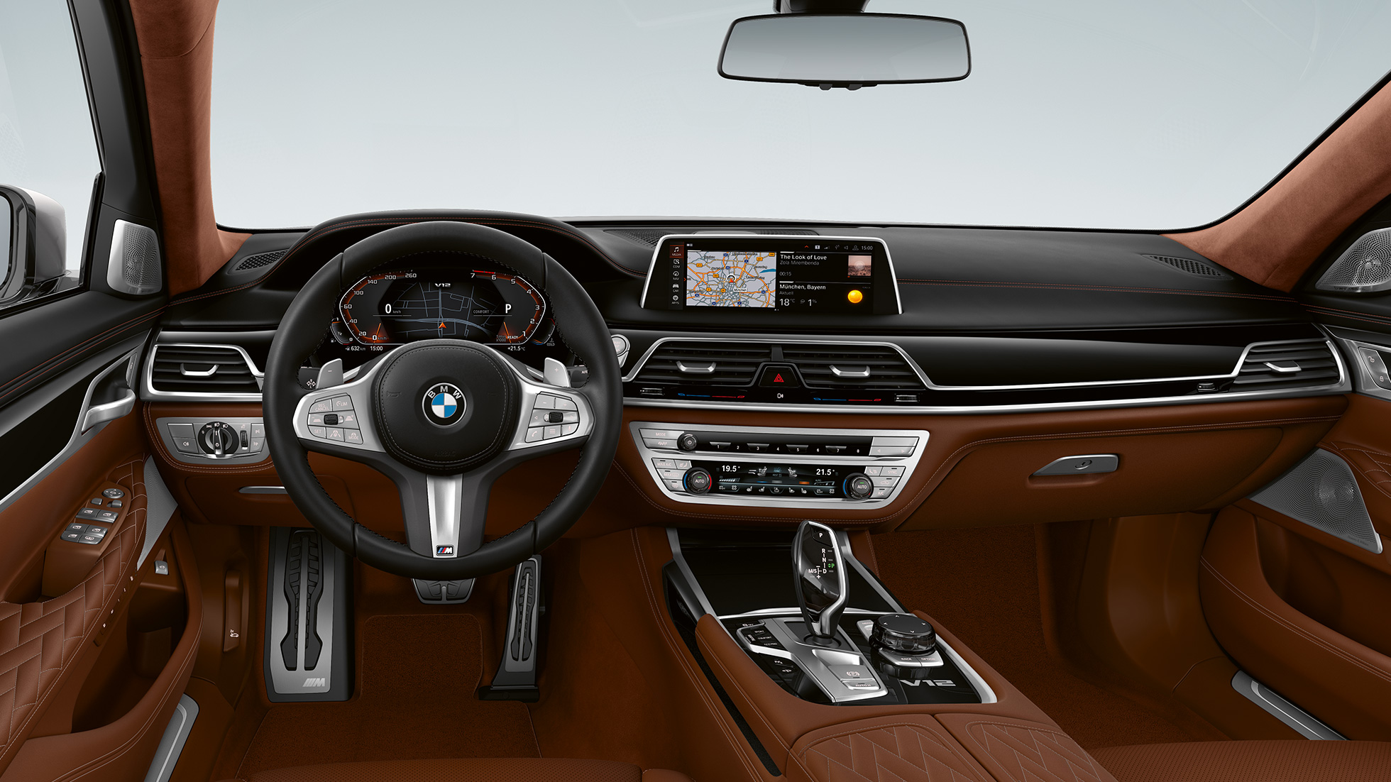 Belső dizájn BMW M760Li xDrive Limousine, belső dizájn