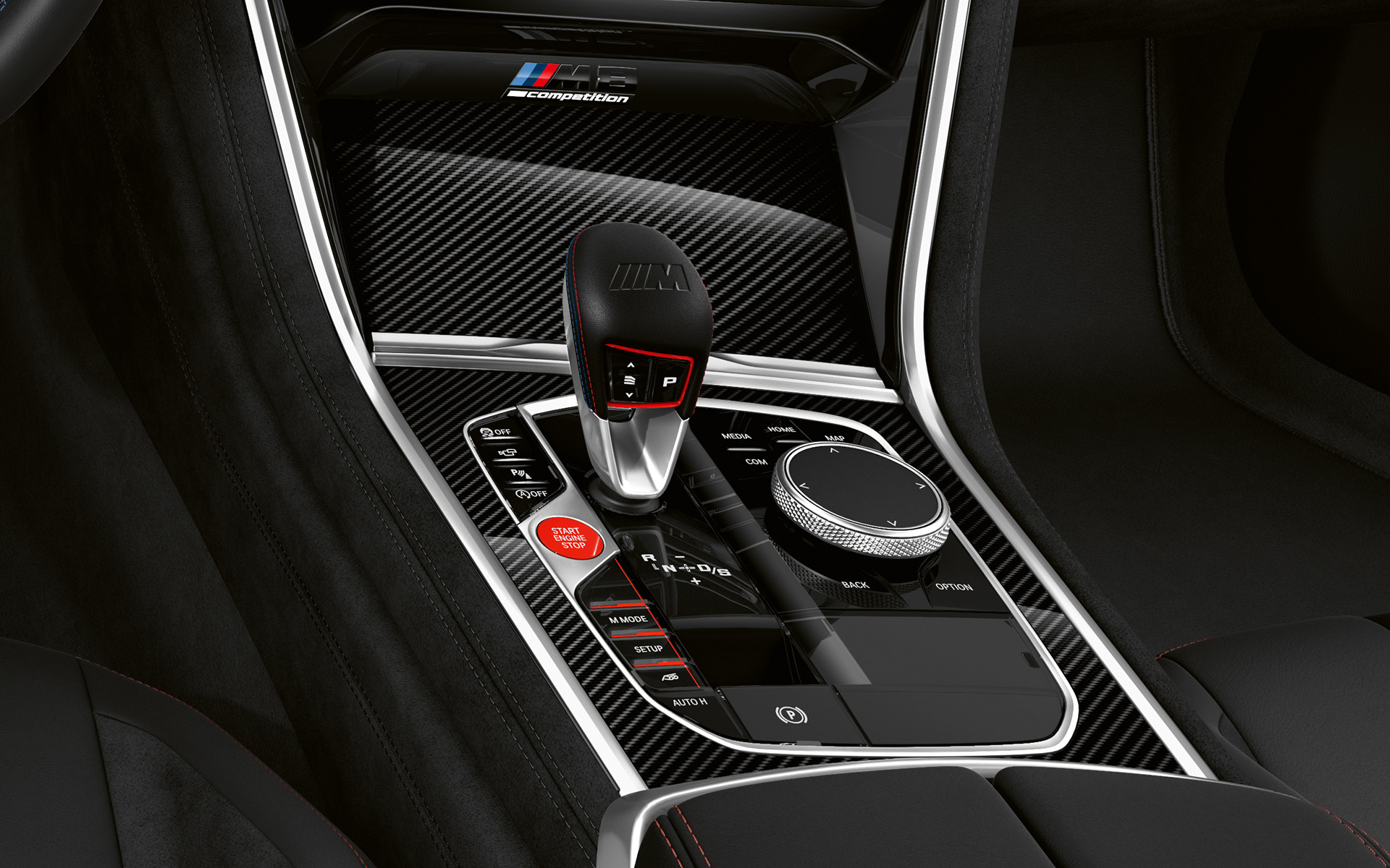 BMW M8 Competition Gran Coupé, F93 LCI, Facelift 2022, műszerfal BMW M8 Competition Gran Coupé, F93 LCI, Facelift 2022, műszerfal, belső tér