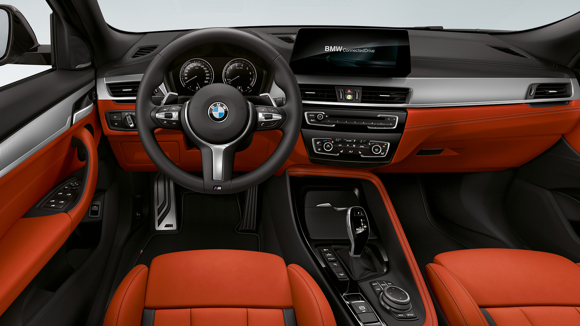 M bőrkormány, BMW X2 M35i M bőrkormány, BMW X2 M35i, F39, belső tér