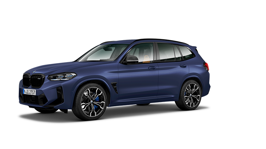 BMW X modellek, BMW X3 M modellek, G01 MP, rézsútos oldalnézet BMW X modellek, BMW X3 M modellek, G01 MP, rézsútos oldalnézet