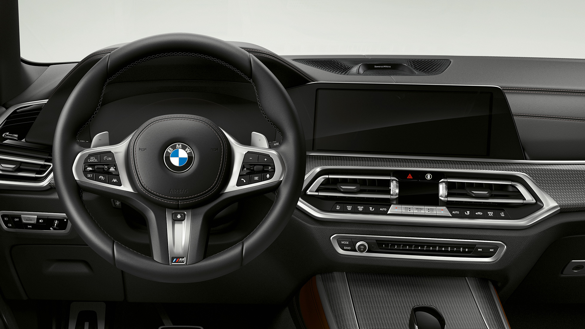 M bőrkormány, BMW X5 M50i M bőrkormány, BMW X5 M50i, G05, műszerfal