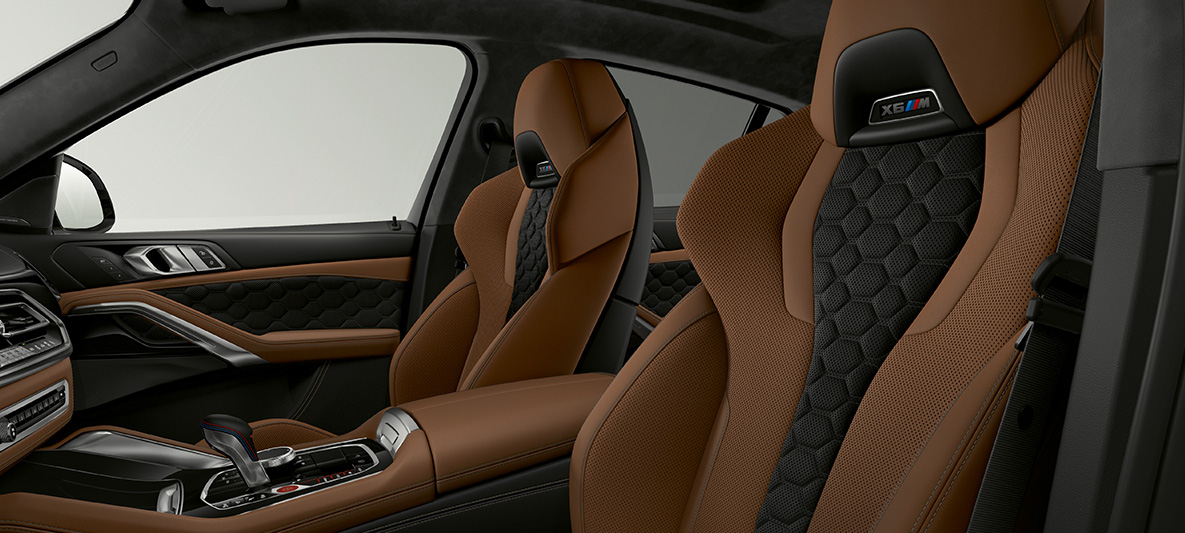 M Multifunkciós ülések, BMW X6 M M Multifunkciós ülések X6 M logóval, BMW X6 M, F96, 2020, belső tér