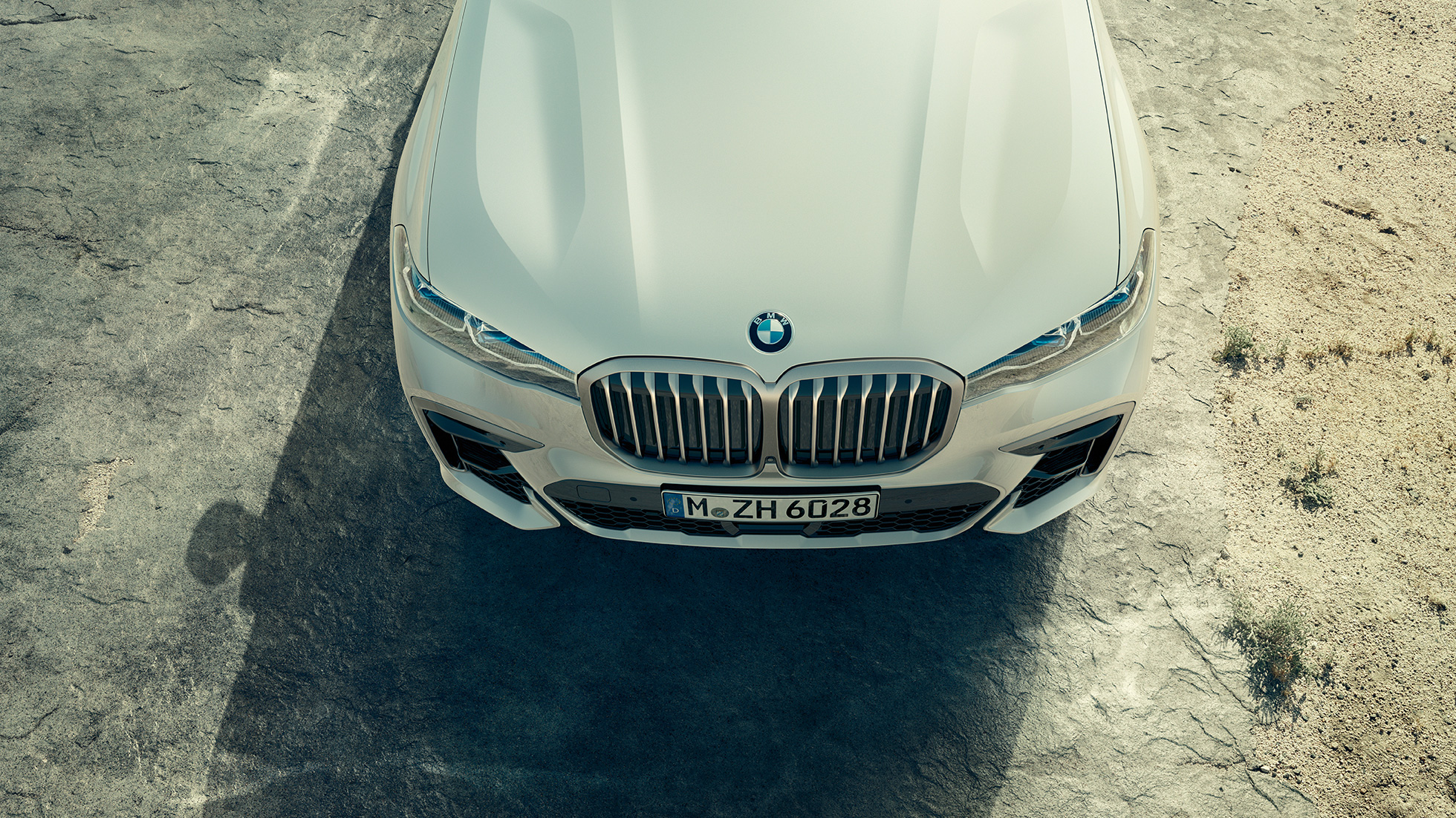 BMW X7 M modellek, orr-rész a BMW vesékkel BMW X7 M50i, belső tér, G07, 2019