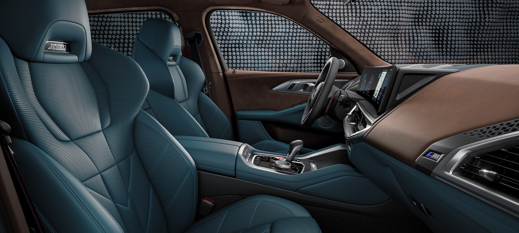 BMW XM, G09, belső téri dizájn BMW XM, G09, belső tér, főbb dizájnelemek