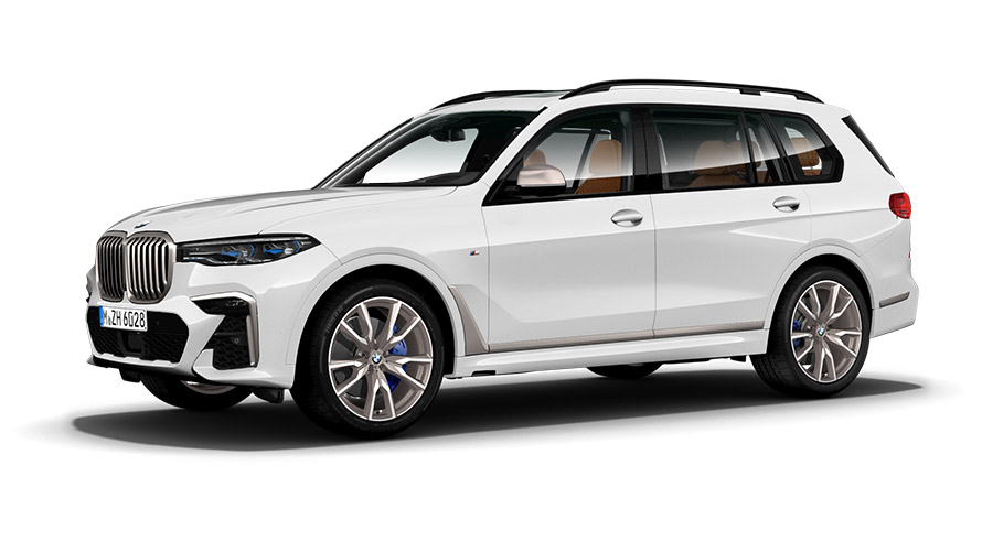 BMW X modellek, BMW X7 M modellek, G07 MP, rézsútos oldalnézet BMW X modellek, BMW X7 M modellek, G07 MP, rézsútos oldalnézet