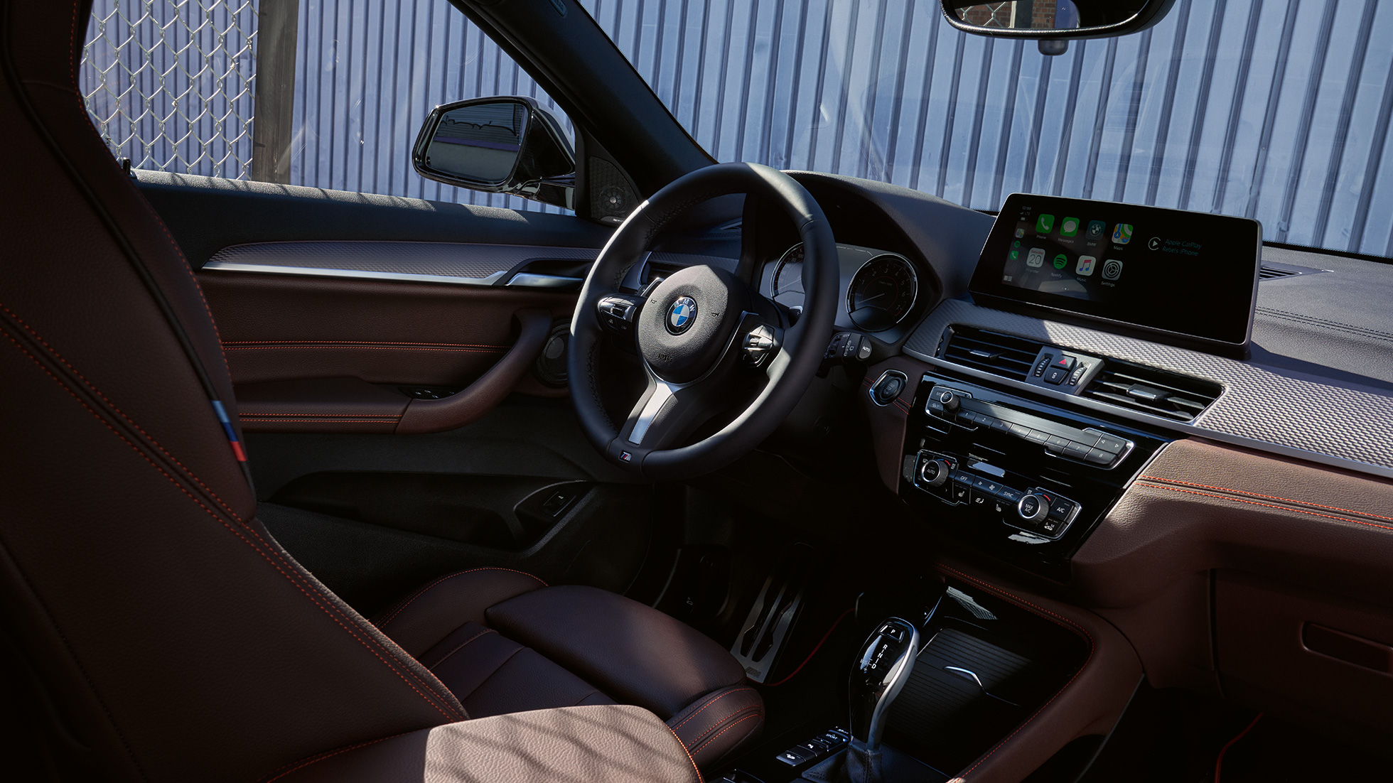 Műszerfal, BMW X2, F39 BMW X2, 2020, F39, műszerfal, belső tér