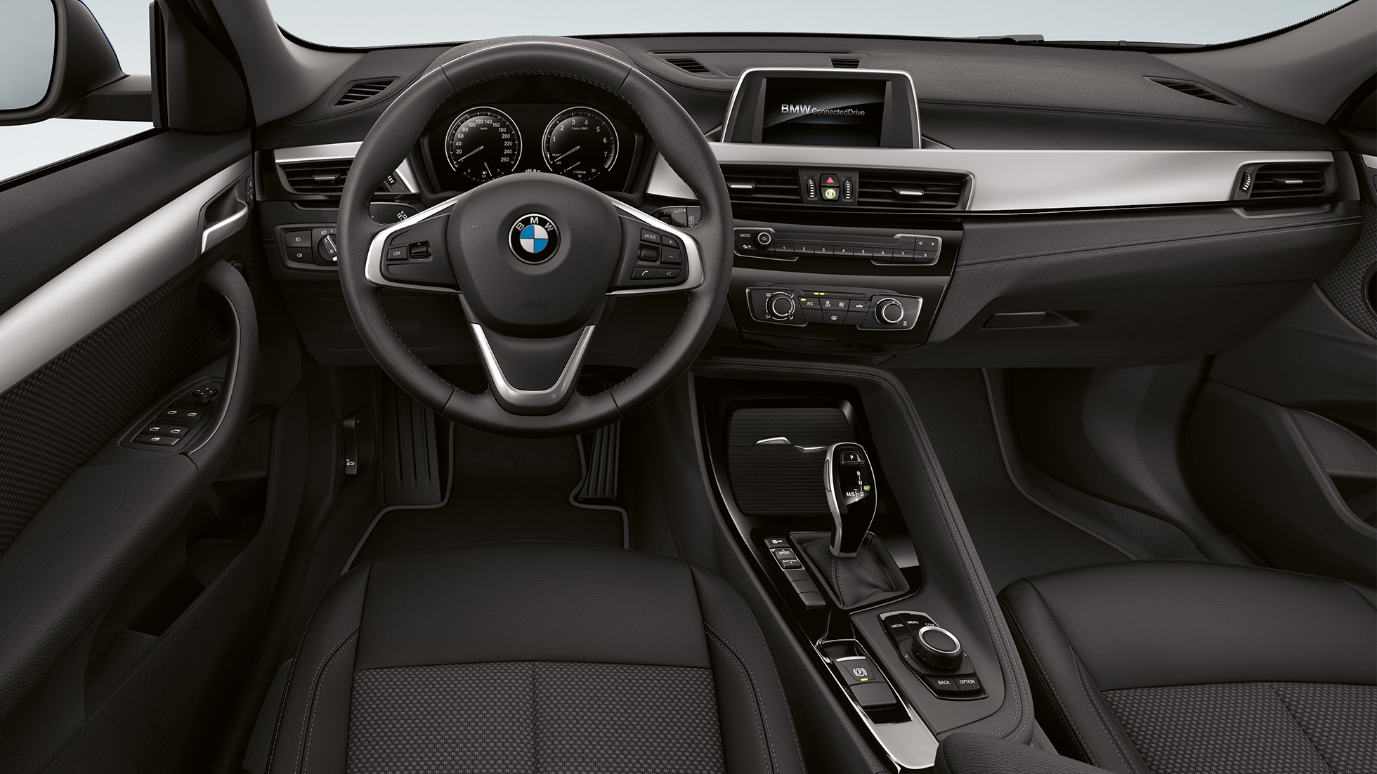 Műszerfal, BMW X2 sDrive20i, Advantage modell BMW X2, sDrive20i, Advantage modell, 2018, F39, belső tér, műszerfal