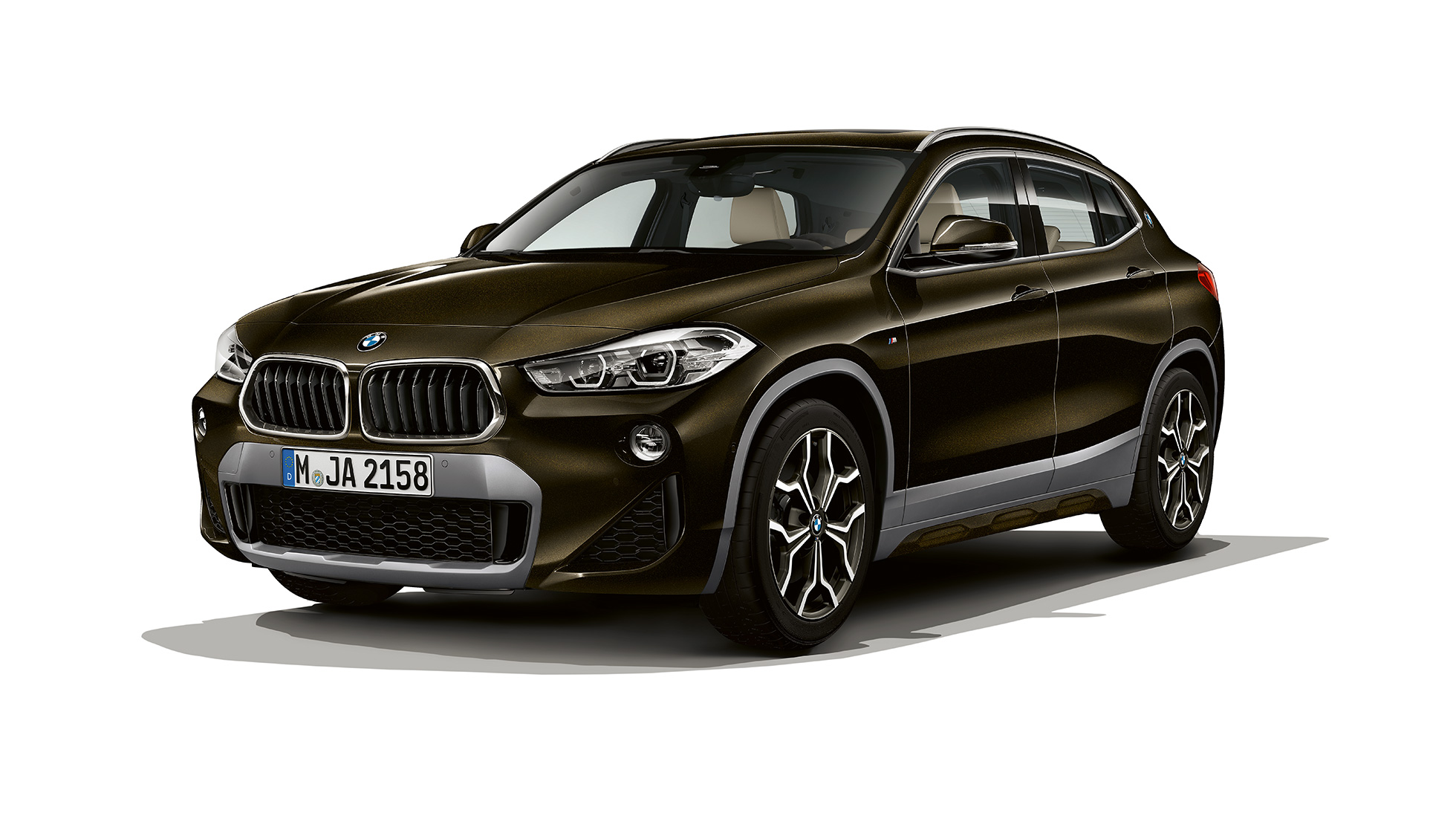 Rézsútos elölnézet, MW X2 sDrive20i, M Sport X modell BMW X2 sDrive20i, M Sport X modell, 2018, F39, Sparkling Storm briliáns hatással, rézsútos elölnézet