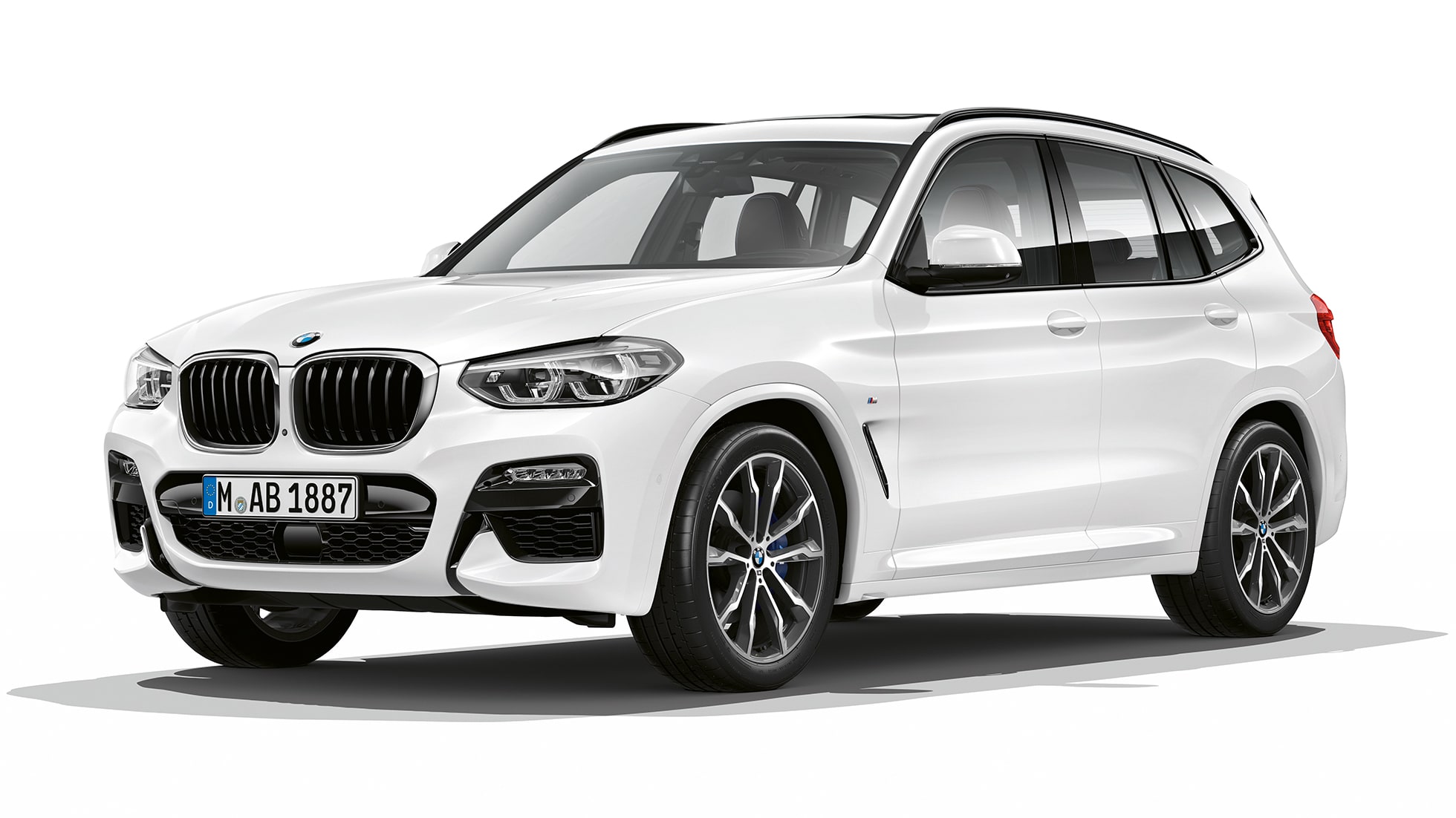 BMW X3 M40i, M Sport modell, háromnegyedes elölnézet BMW X3 M40i, M Sport modell, háromnegyedes elölnézet