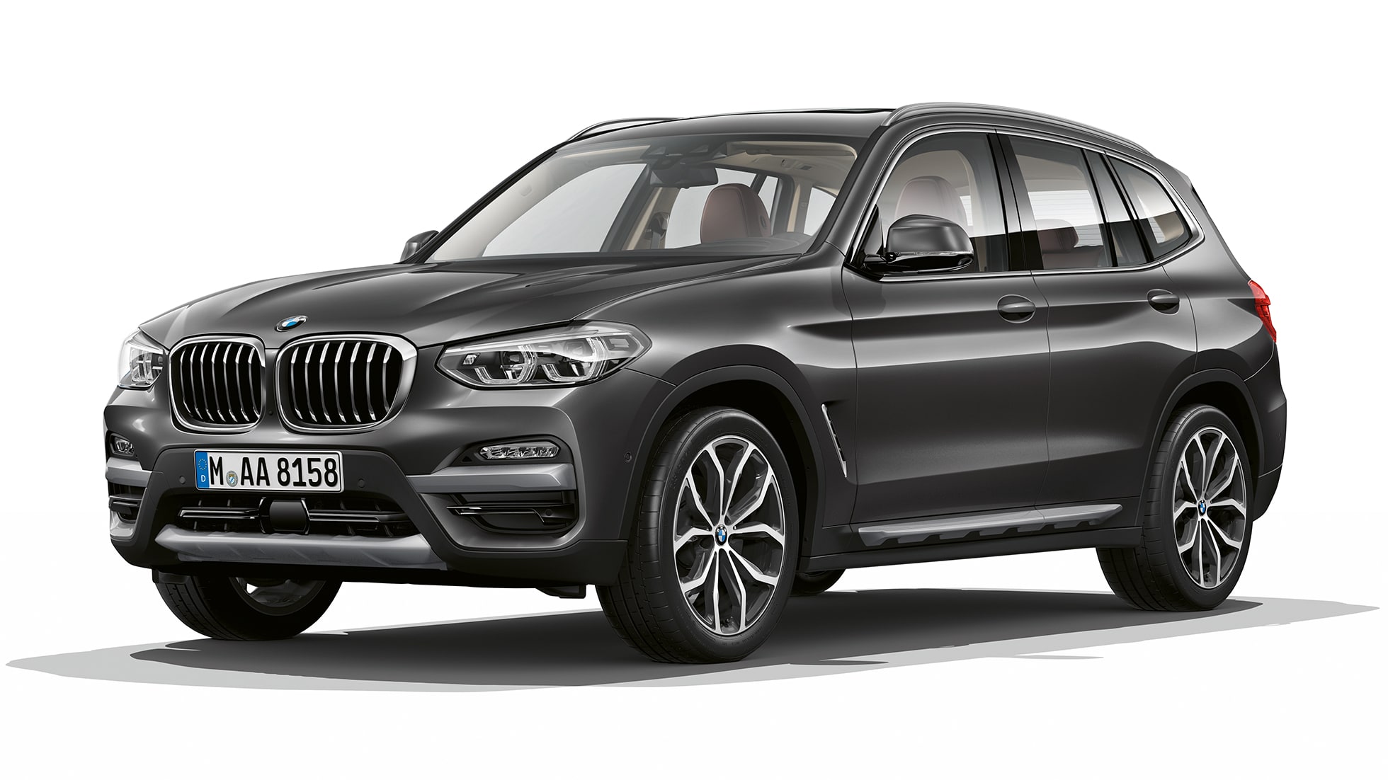 BMW X3 M40i, xLine modell, háromnegyedes elölnézet BMW X3 M40i, xLine modell, háromnegyedes elölnézet