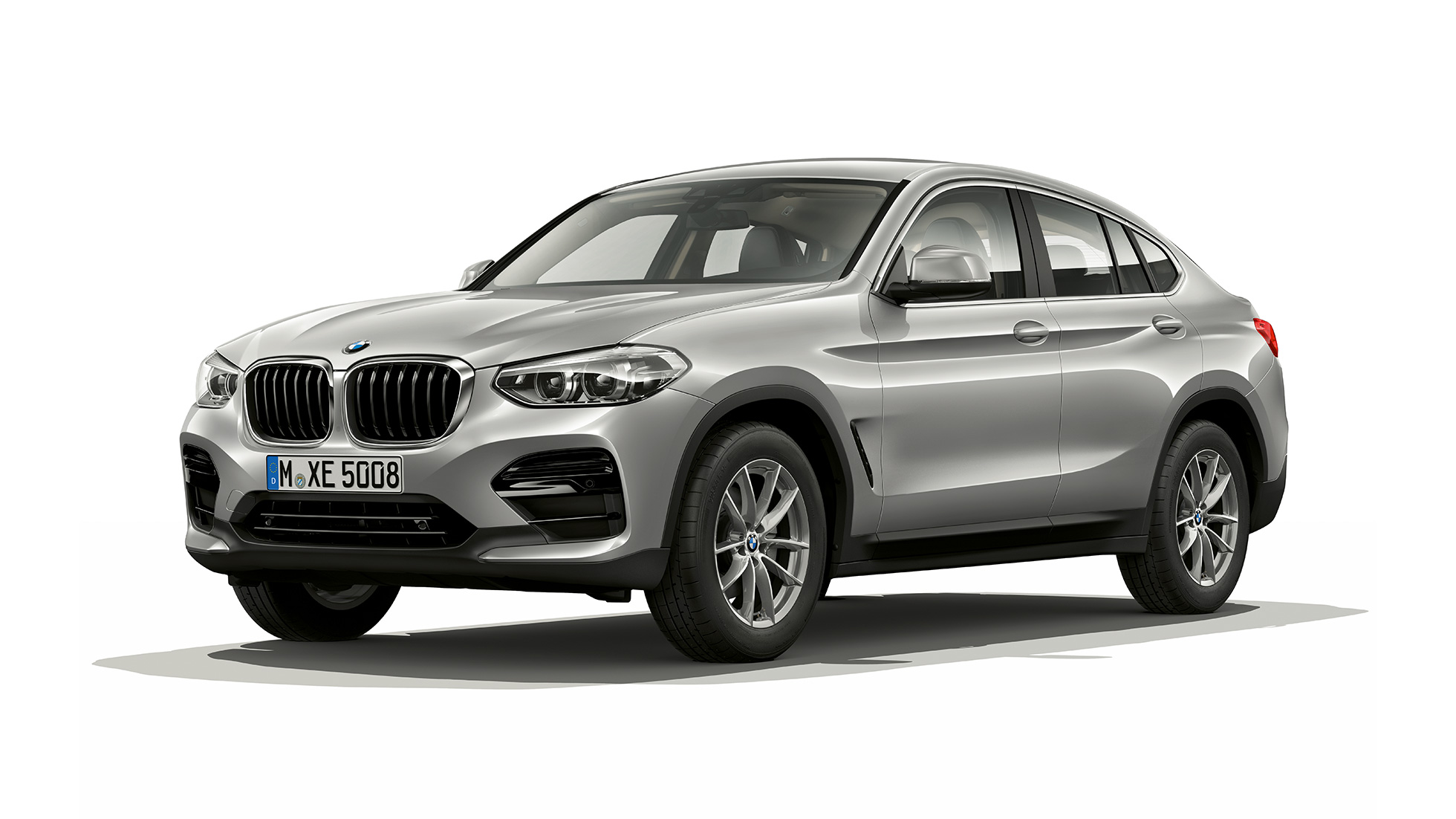 Rézsútos elölnézet, BMW X4, Advantage modell BMW X4 xDrive 20d, Advantage modell, G02, 2018, Gleccser ezüst, rézsútos elölnézet