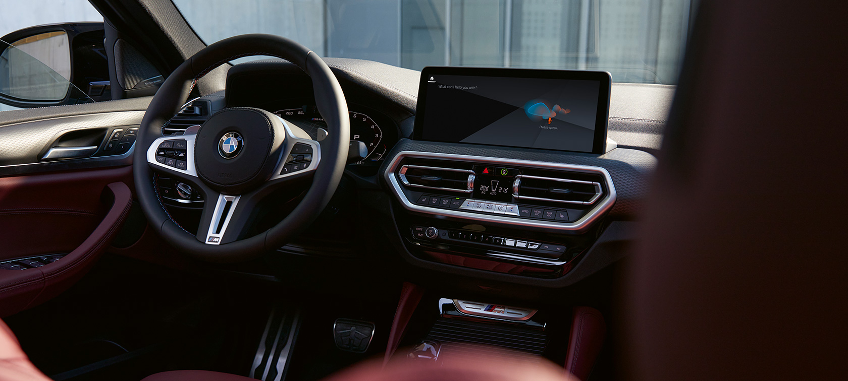BMW X4, G02, belső tér, Tacora vörös bőrkárpit, 2021 BMW X4, G02, belső tér, Tacora vörös bőrkárpit, 2021