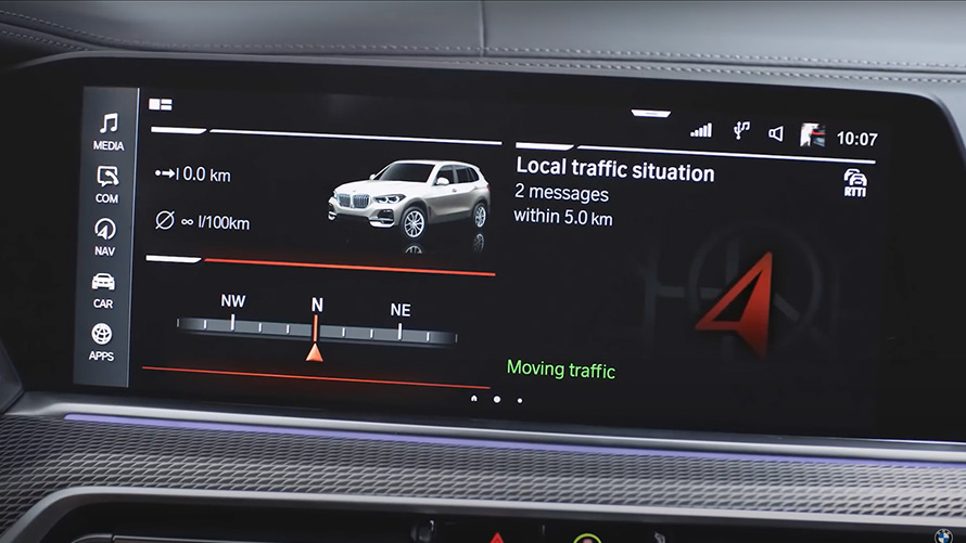 Így működik a BMW felhasználói felülete. Így működik a BMW felhasználói felülete.
