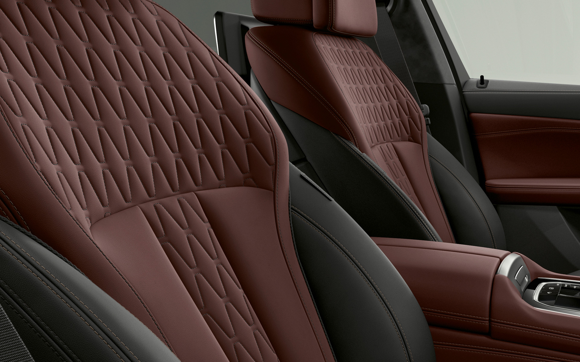 BMW Individual kárpit, BMW X6 Individual, G06, 2019 BMW Individual kárpit, BMW X6 Individual, G06, 2019, közelről