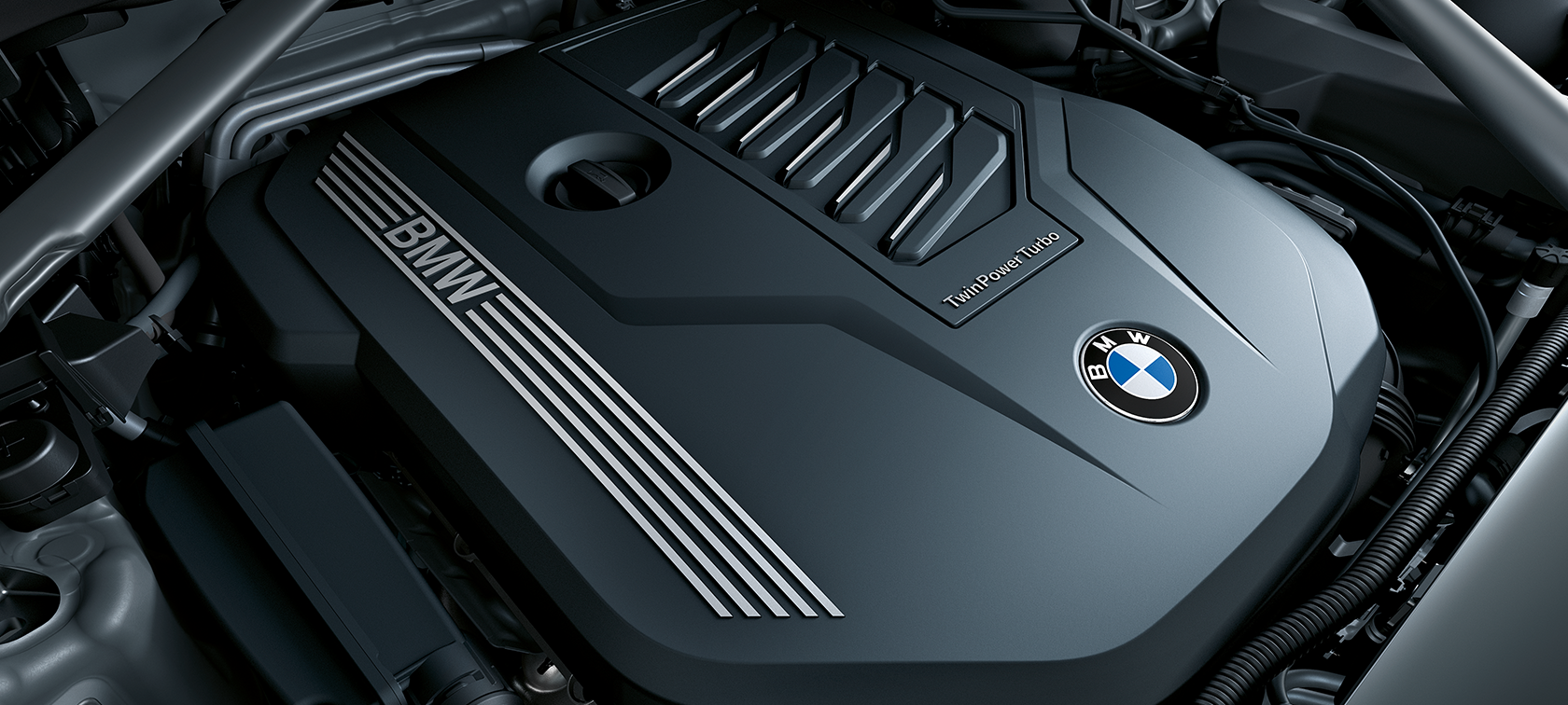 BMW X7, BMW TwinPower Turbo motor A BMW TwinPower Turbo motor közelről