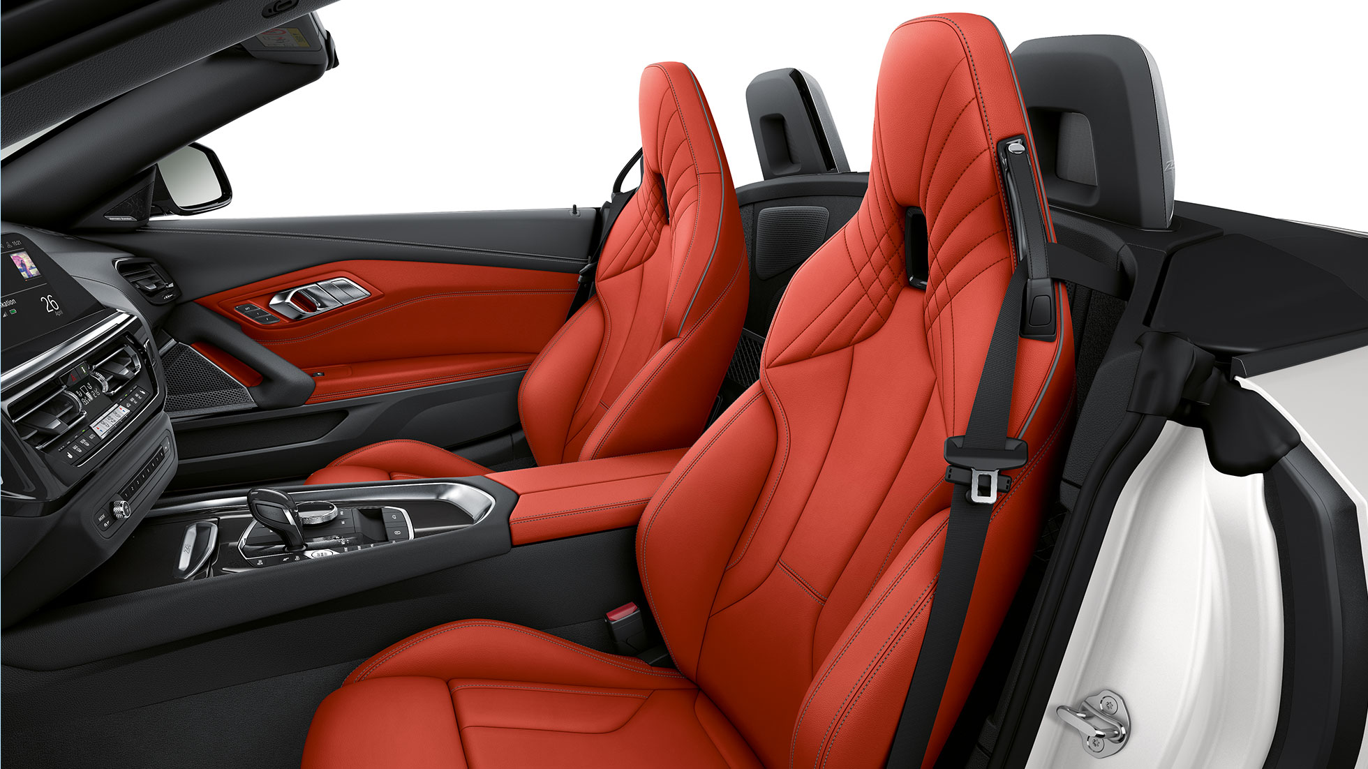 A BMW Z4 Roadster Sport Line modellváltozata A BMW Z4 Roadster Spor Line modellváltozata, első ülések