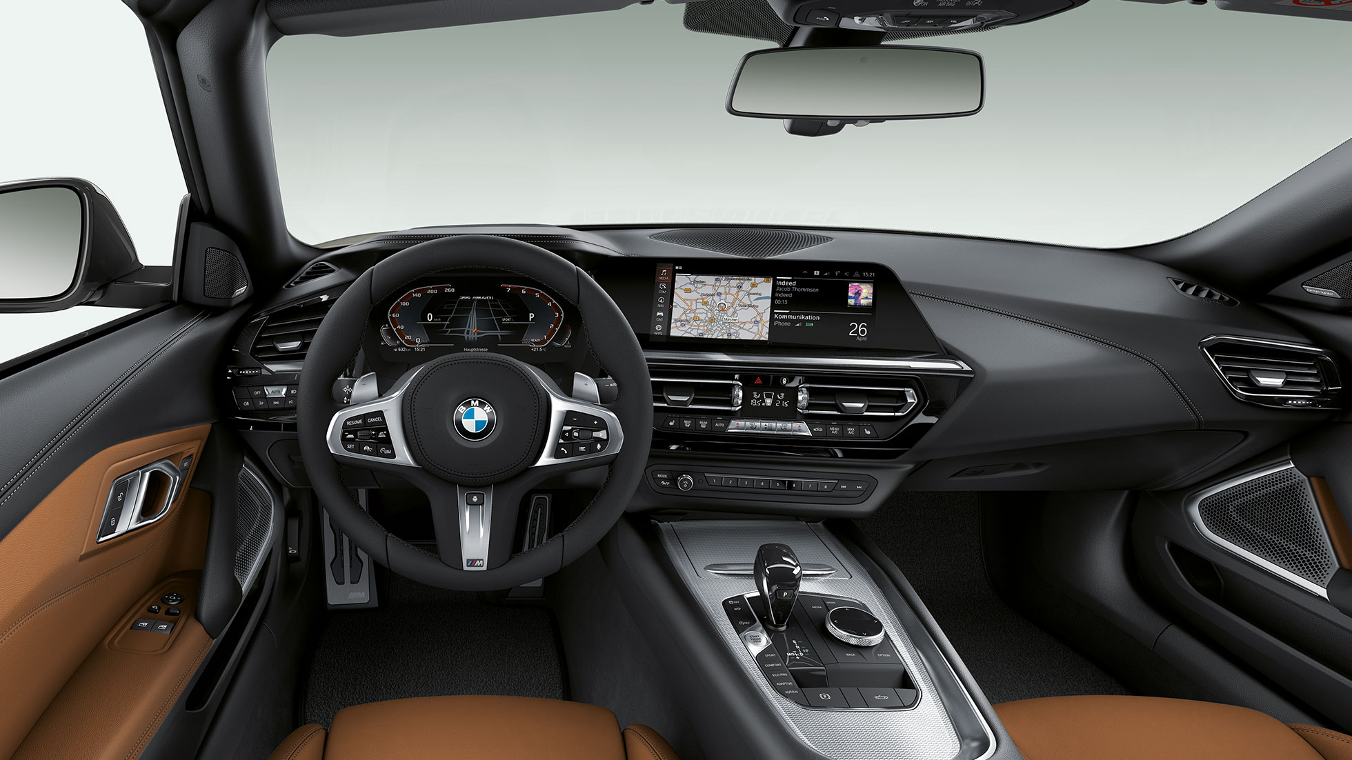 BMW Z4 Roadster M40i BMW Z4 Roadster M40i, kormánykerék és vezetőhely