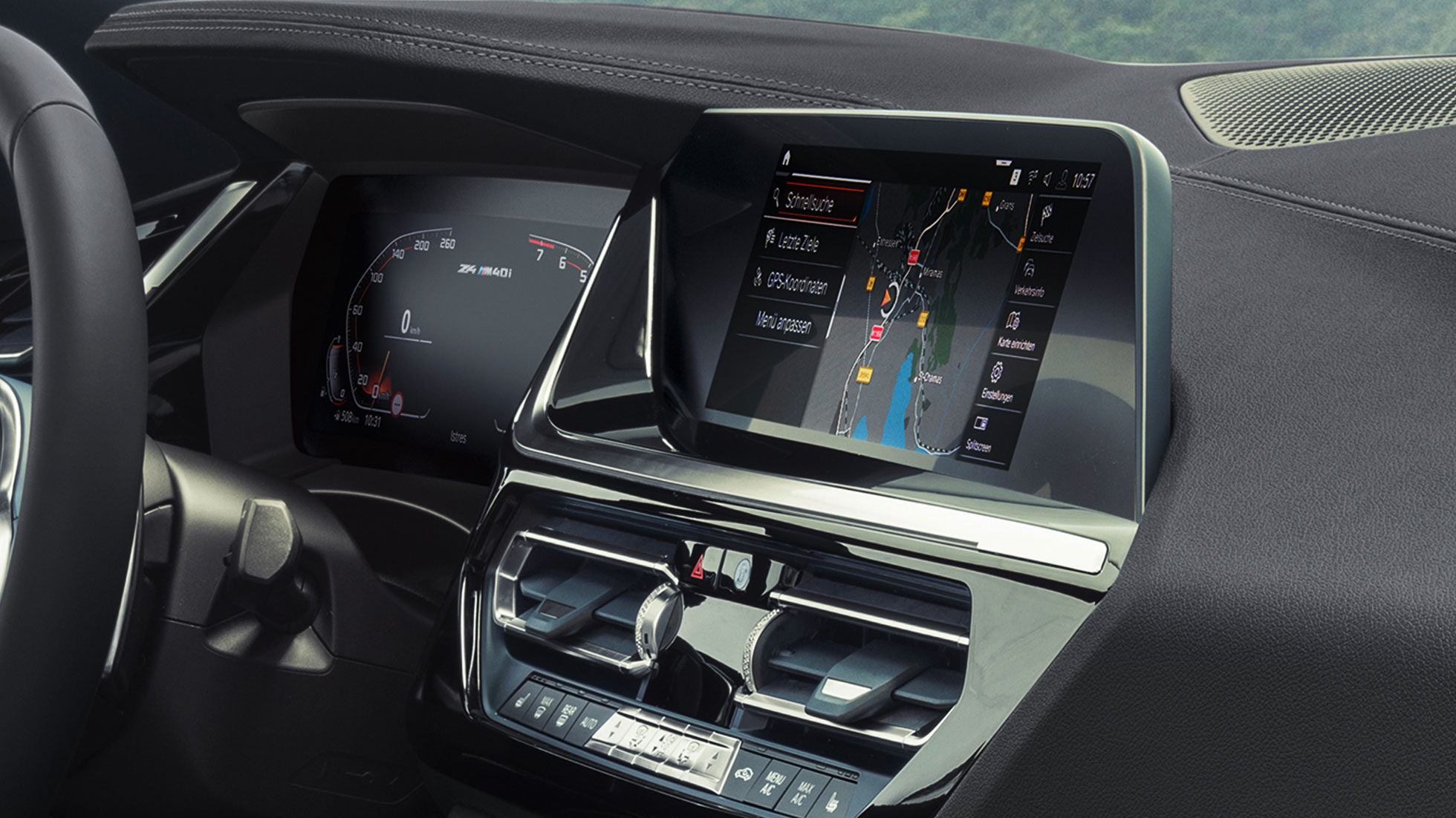 Intelligens személyi asszisztens Intelligens személyi asszisztens: az iDrive kijelzések közelről