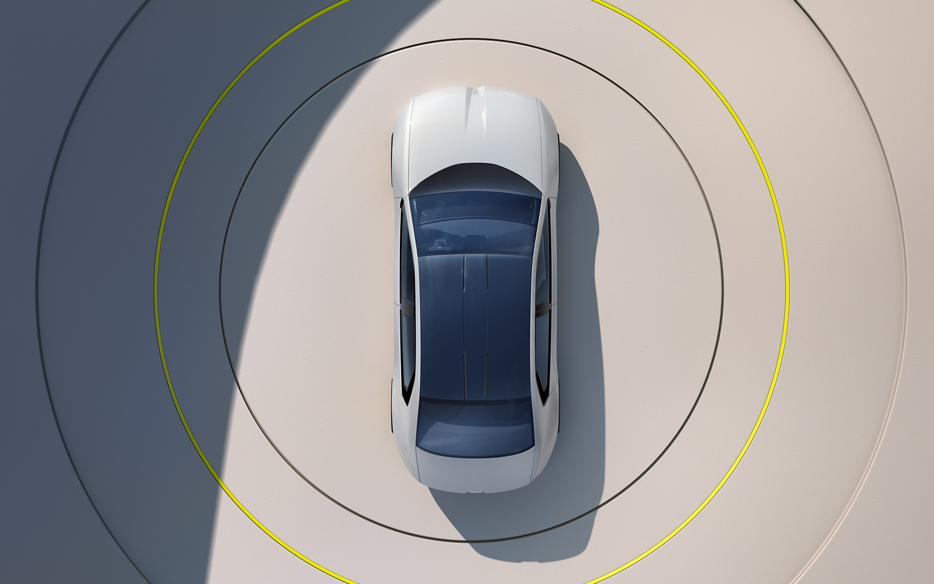 BMW i Vision Dee, külső dizájn, felülnézet BMW i Vision Dee vizionárius jármű, külső dizájn, felülnézet