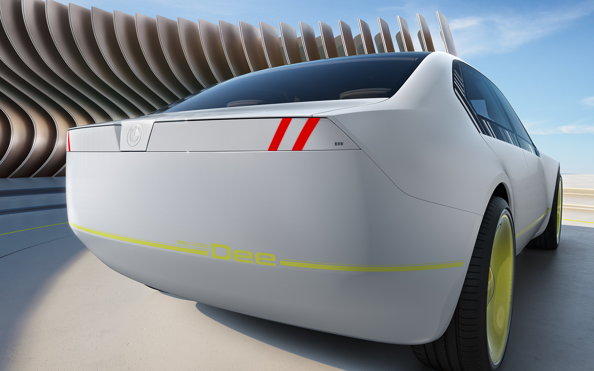 BMW i Vision Dee, külső dizájn, hátulnézet BMW i Vision Dee, jármű, külső dizájn, hátulnézet