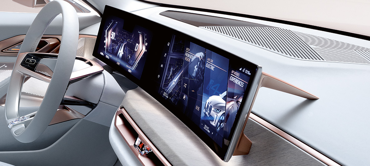 BMW Concept i4, 2020, G26, 4-es kép BMW Concept i4, 2020, G26, elektromos autó, tisztán elektromos meghajtású BMW Gran Coupé, 4-es kép